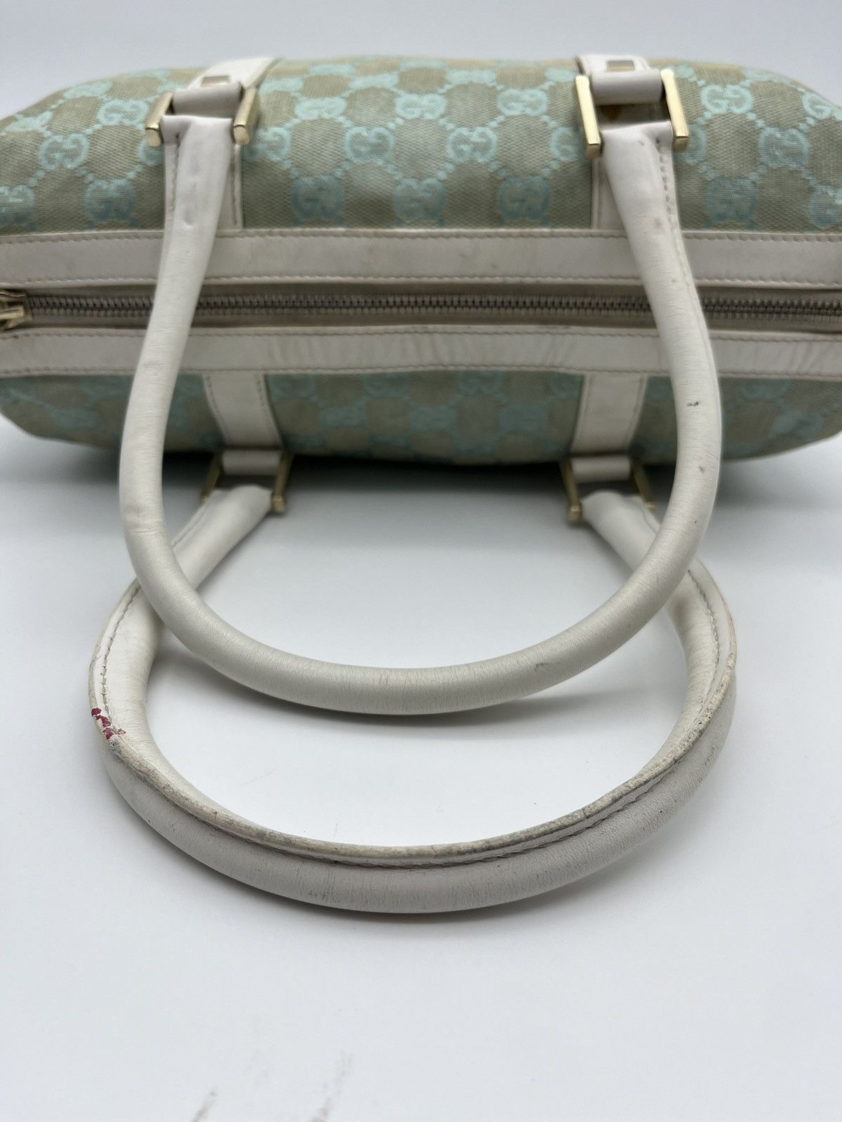 Gucci GUCCI GG Canvas Shoulder Bag Light Blue Size ONE SIZE - 8 Thumbnail