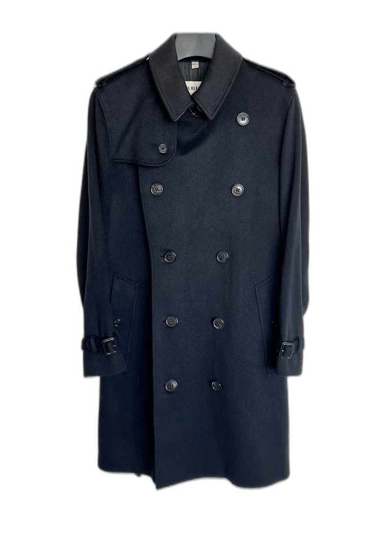 Burberry Burberry Cashmere Trench Coat Size US L / EU 52-54 / 3 - 1 Thumbnail