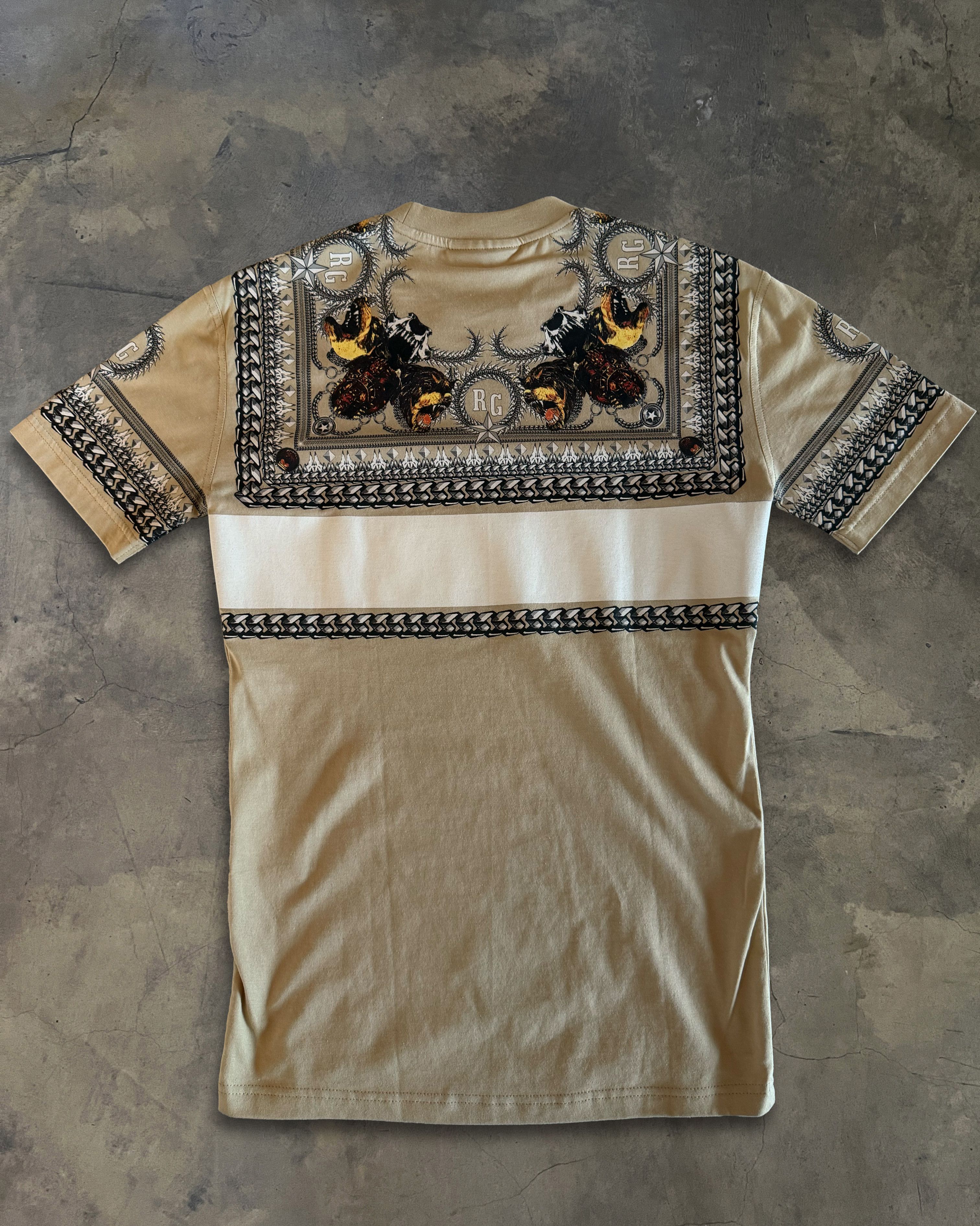 Givenchy GIVENCHY AW2011 ROTWEILLER AND CHAINS CREST EMBLEM TEE Size US M / EU 48-50 / 2 - 3 Thumbnail