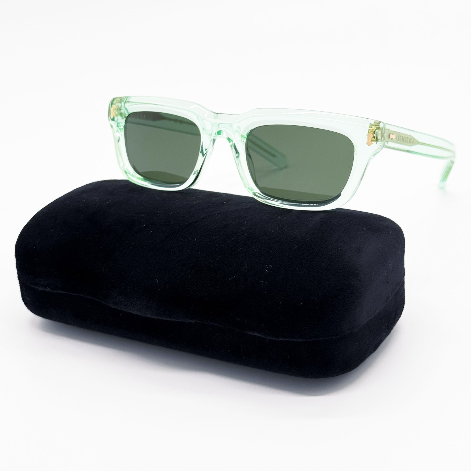 Gucci NEW GG1524S 004 GUCCI UNISEX GREEN SUNGLASSES GUCCI Size ONE SIZE - 2 Thumbnail
