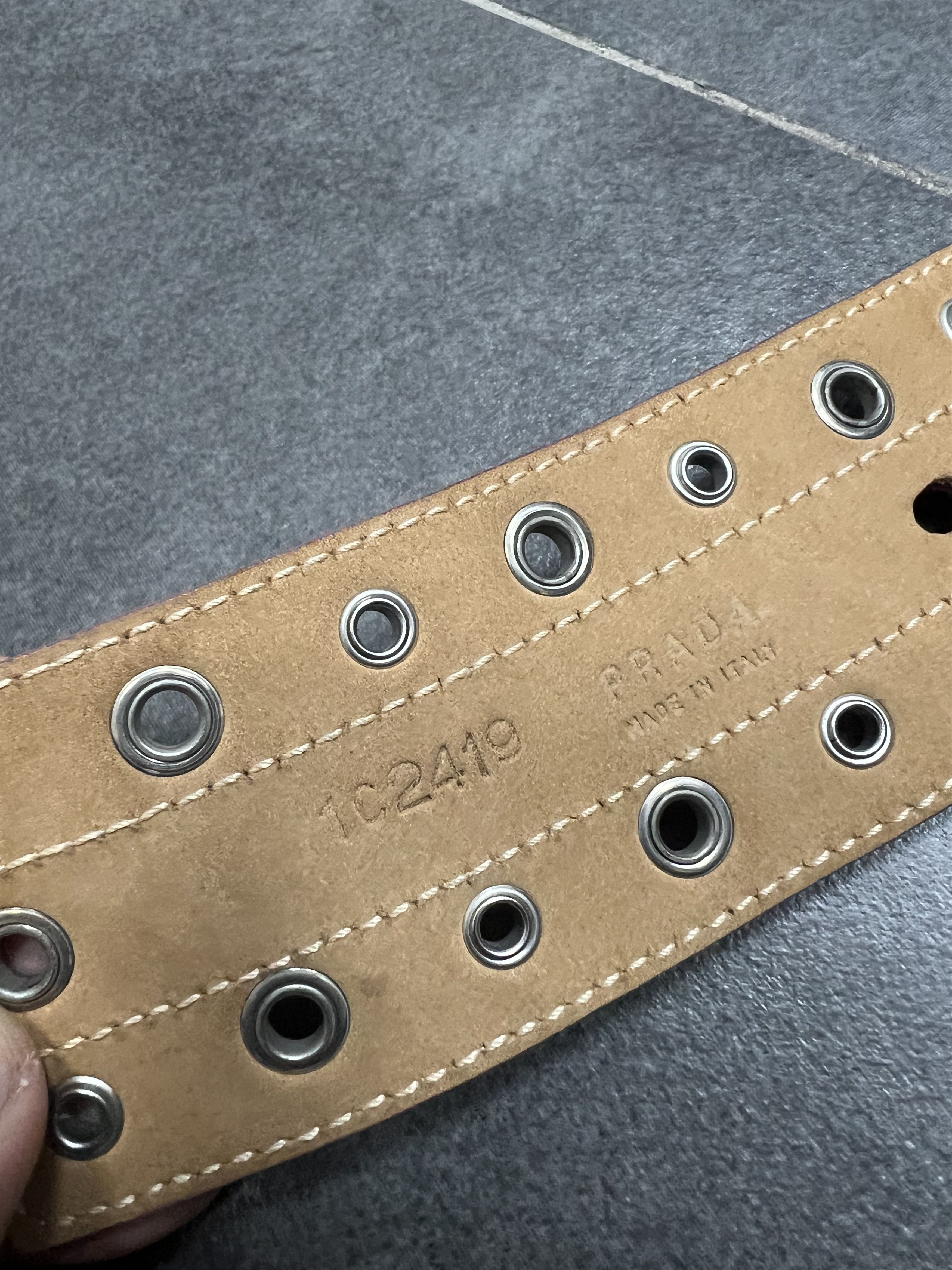 Prada Prada pink suede y2k Leather Belt Size ONE SIZE - 3 Thumbnail