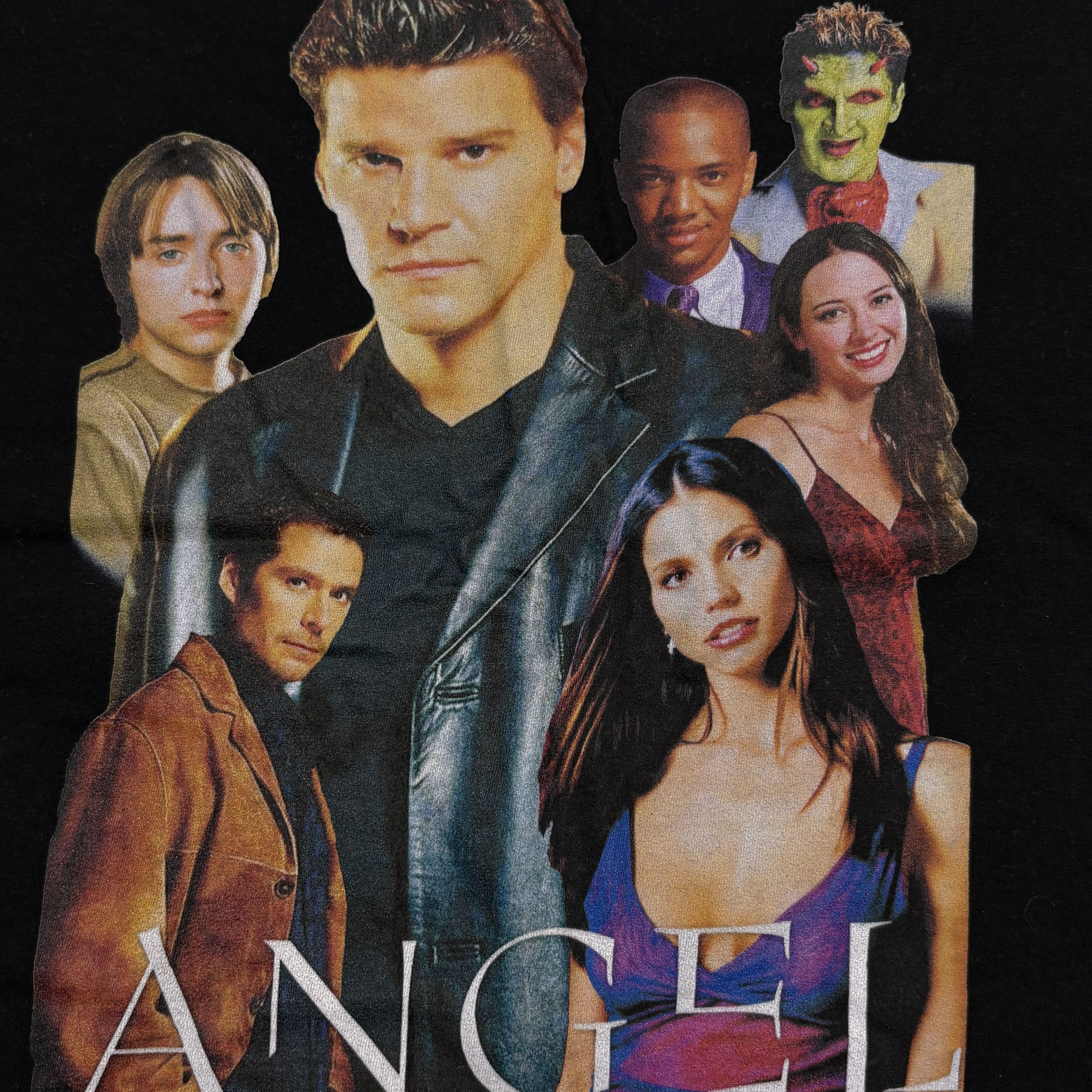 Vintage Buffy The Vampire Slayer Angel Shirt Horror Movie Tv Show Size US L / EU 52-54 / 3 - 4 Thumbnail