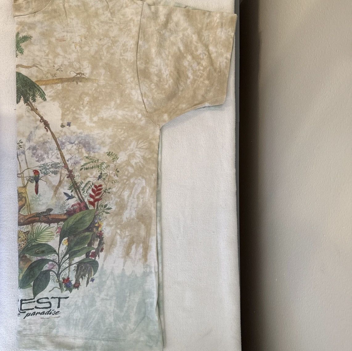 Other 1990s Tye-dye Rainforest Preserve Paradise front/back Size US XL / EU 56 / 4 - 6 Thumbnail