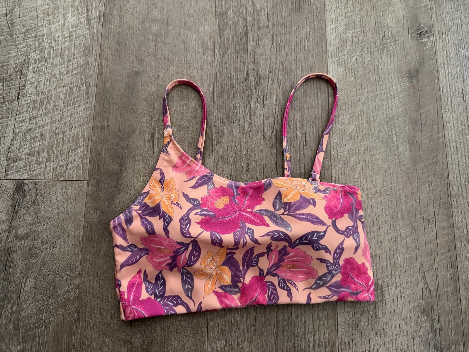 Old Navy Old Navy Floral Bikini Swim Top Size ONE SIZE - 1 Thumbnail