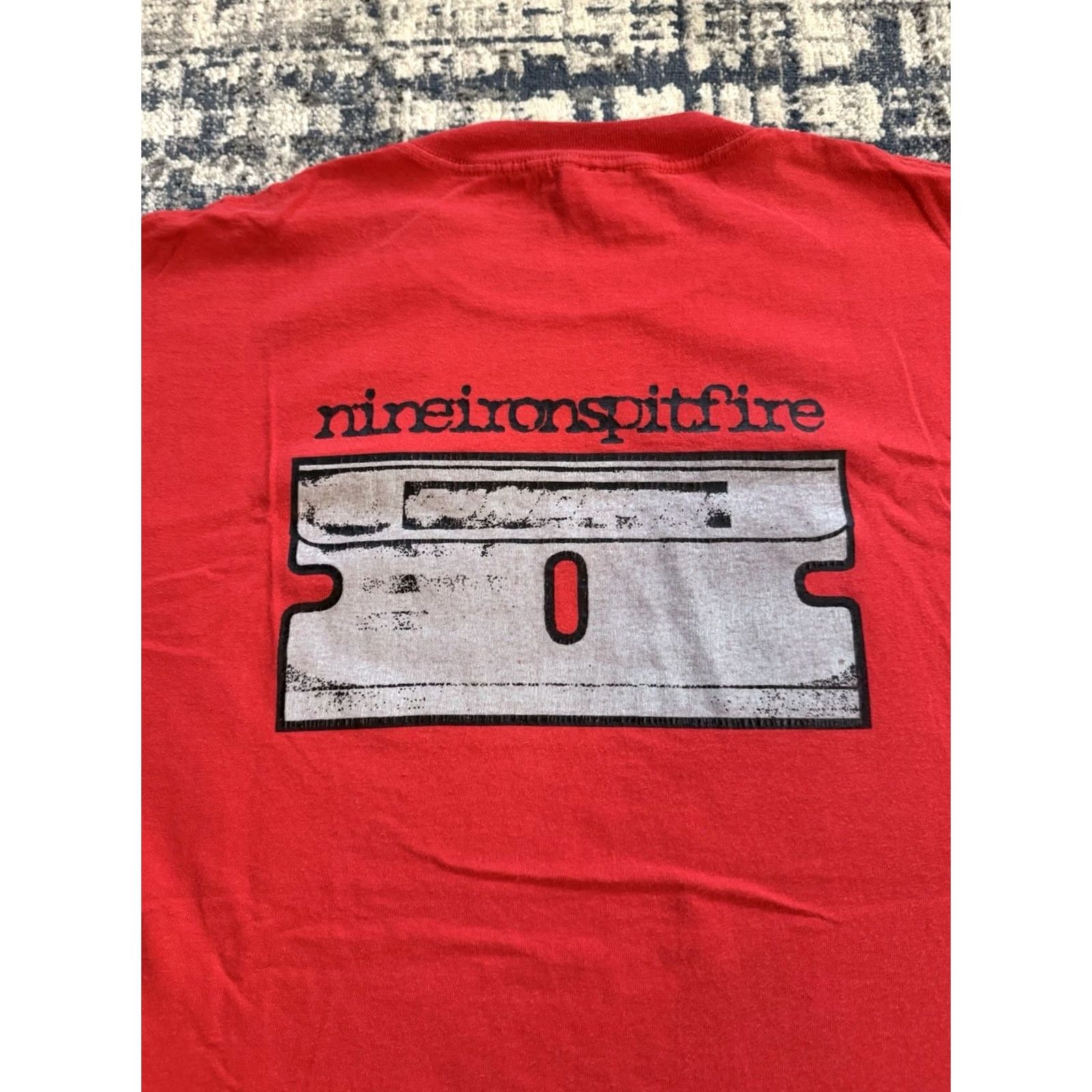 Vintage VINTAGE Murina T-Shirt Red 90s Punk Hardcore Cotton XL Short Sleeve Crew Neck Men Logo Graphic Print 1990s Size US XL / EU 56 / 4 - 4 Thumbnail