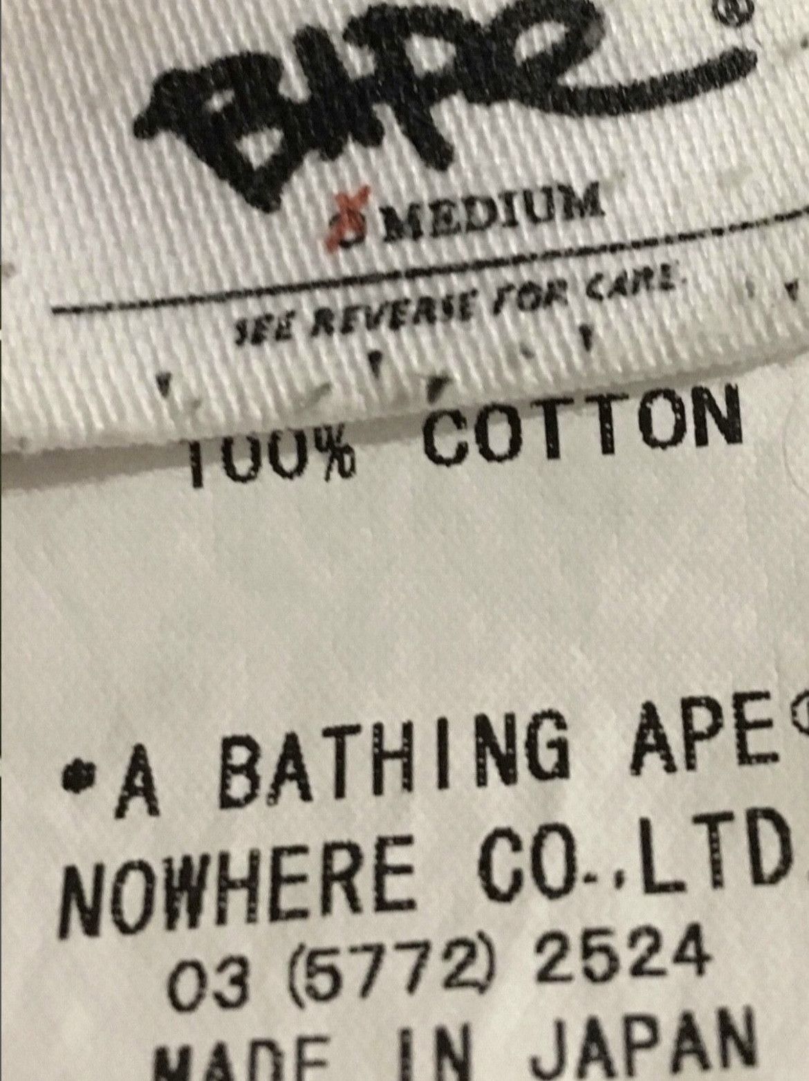 Bape Bape reversible tee shirt Size US M / EU 48-50 / 2 - 6 Thumbnail