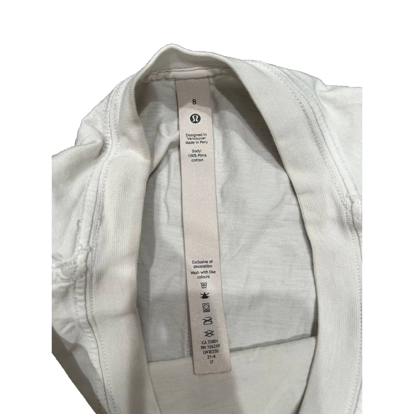 Lululemon Lululemon Zeroed In Short-Sleeve Shirt Cotton Size 8 A003243 Size US M / EU 48-50 / 2 - 5 Thumbnail