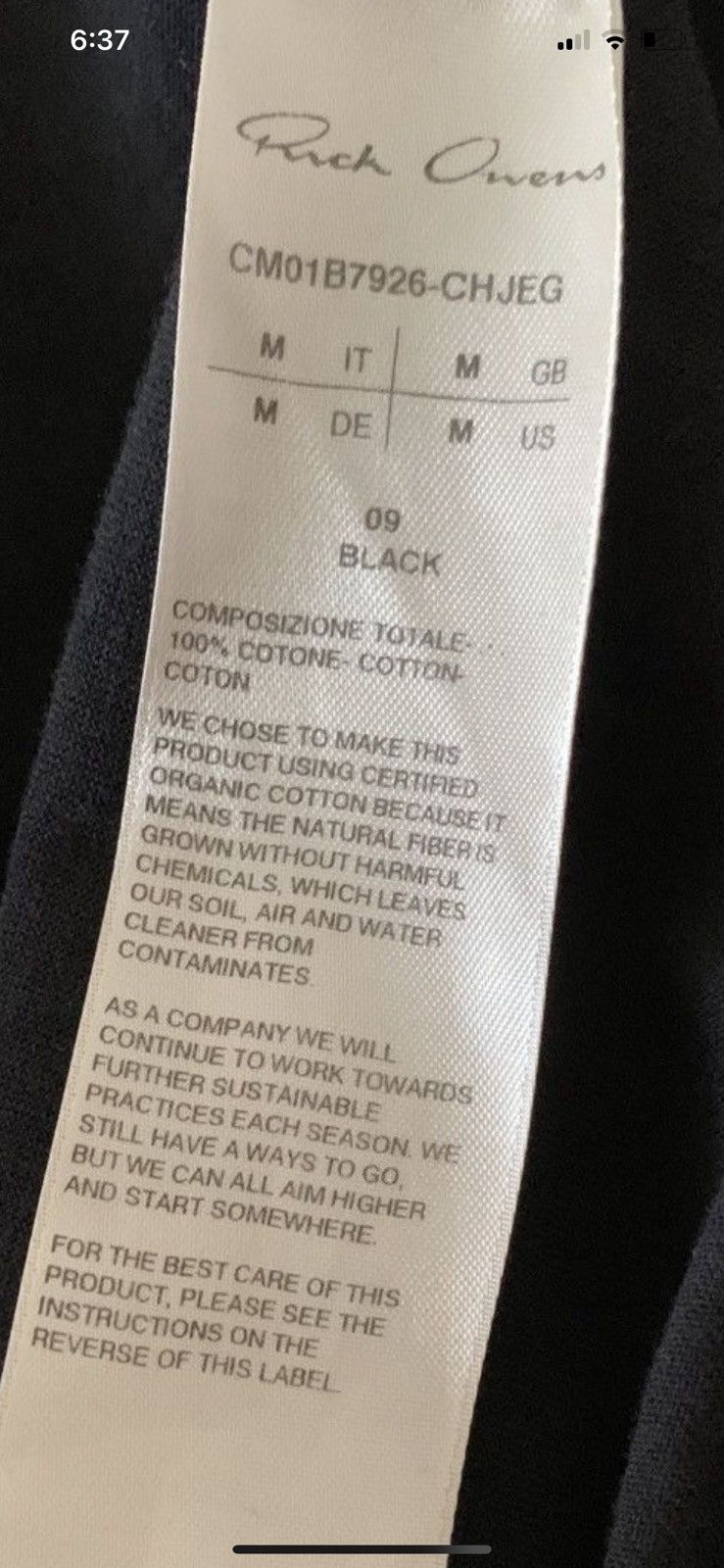 Champion × Rick Owens Rick Owens x Champion pentagram tee Size US XL / EU 56 / 4 - 6 Thumbnail