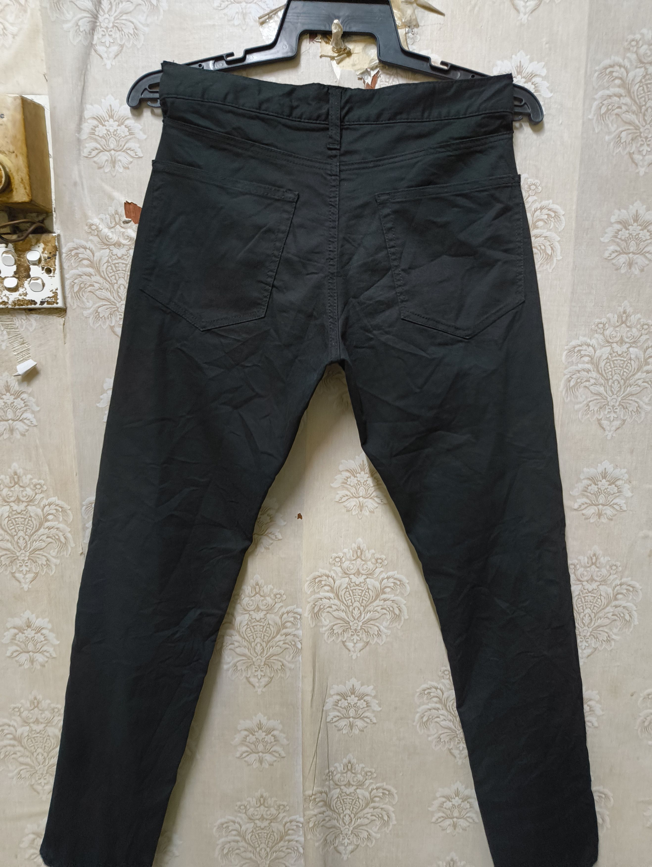 Japanese Brand AVAIL AVANT GARDE JEANS BLACK SKINNY FIT Size US 33 - 4 Thumbnail