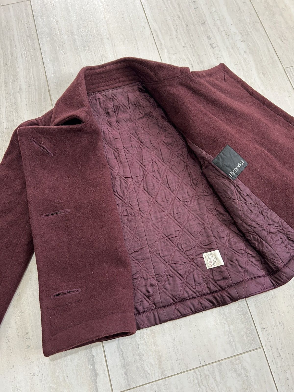Hysteric Glamour Vintage Archive Hysteric Glamour BigButton Hysterics Peacoat Size S / US 4 / IT 40 - 6 Thumbnail