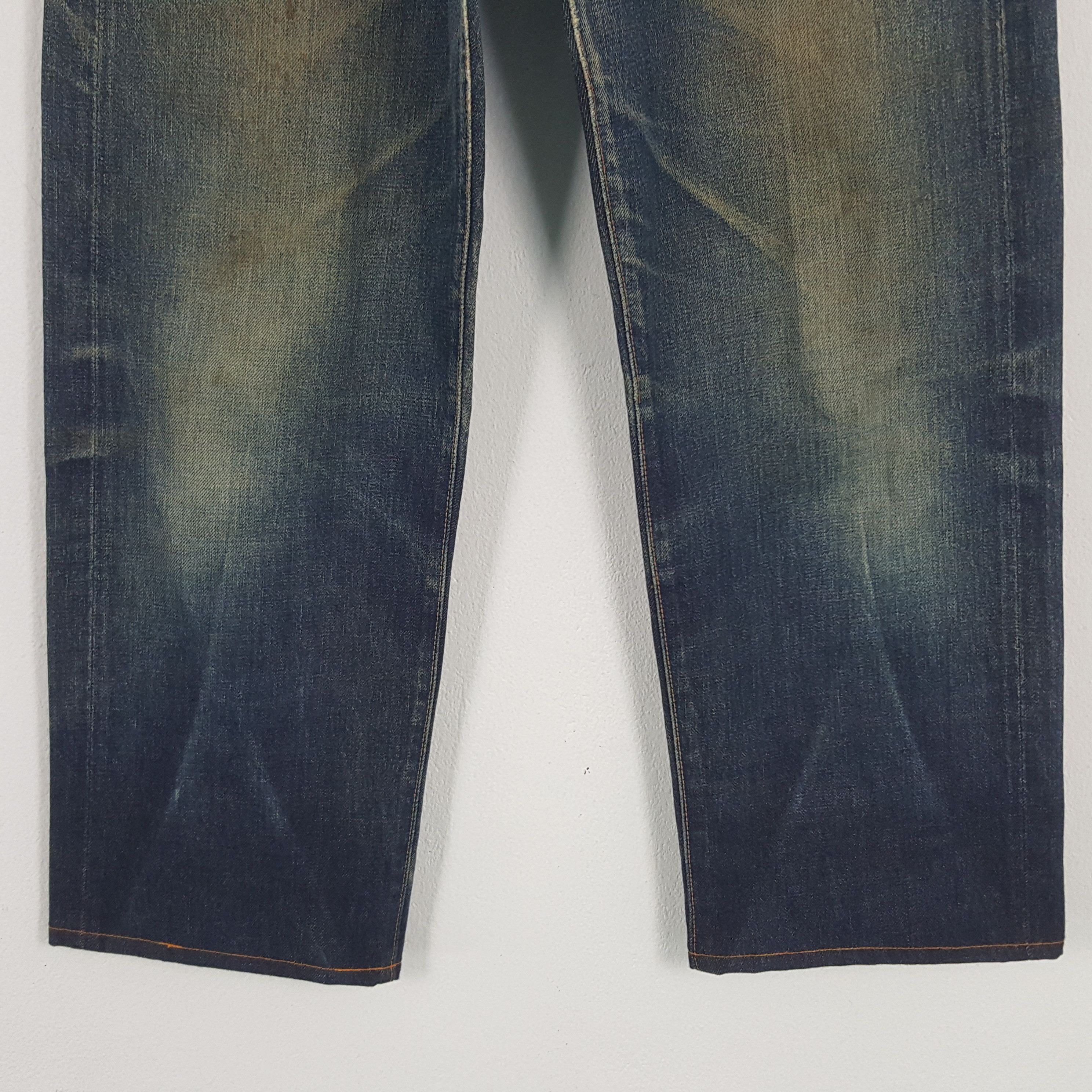 Evisu × Japanese Brand × Vintage Vintage Evisu Selvedge Japanese Daicock Custom Denim Jeans Size US 29 - 6 Thumbnail