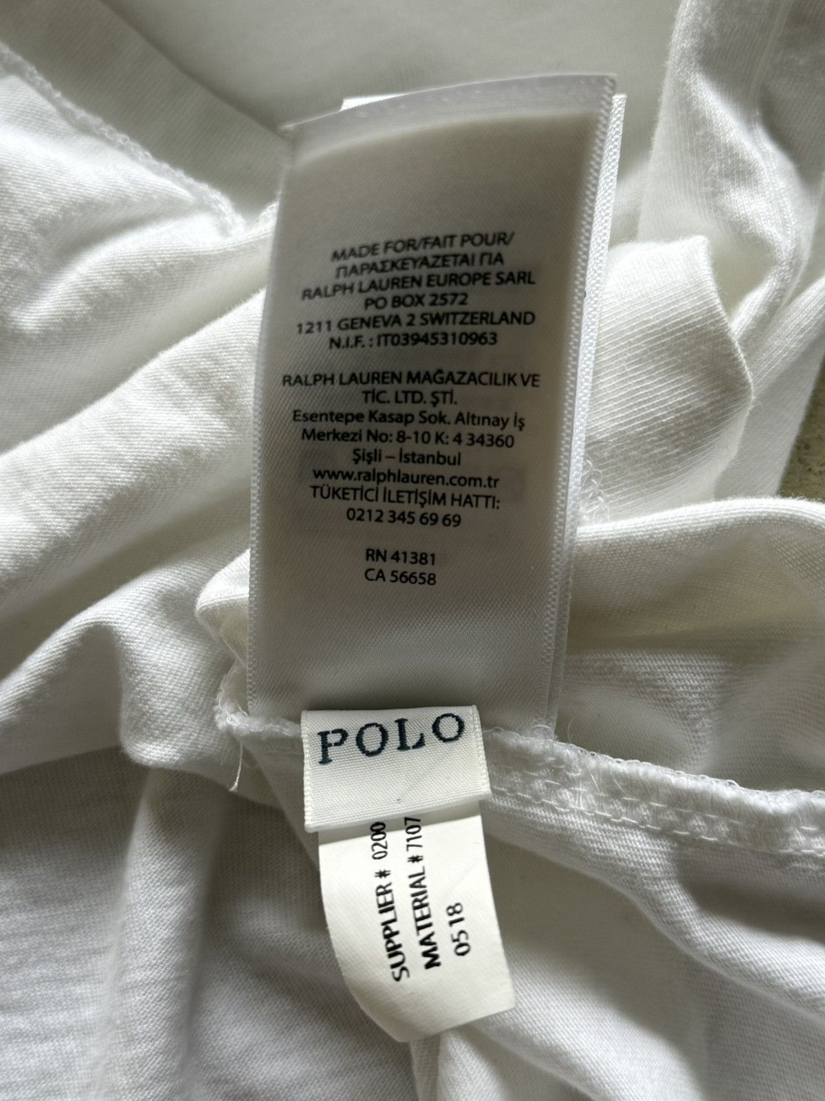 Polo Ralph Lauren Polo Ralph Lauren Classic Fit Ringer Single Stitch T-Shirt Size US XXL / EU 58 / 5 - 9 Thumbnail