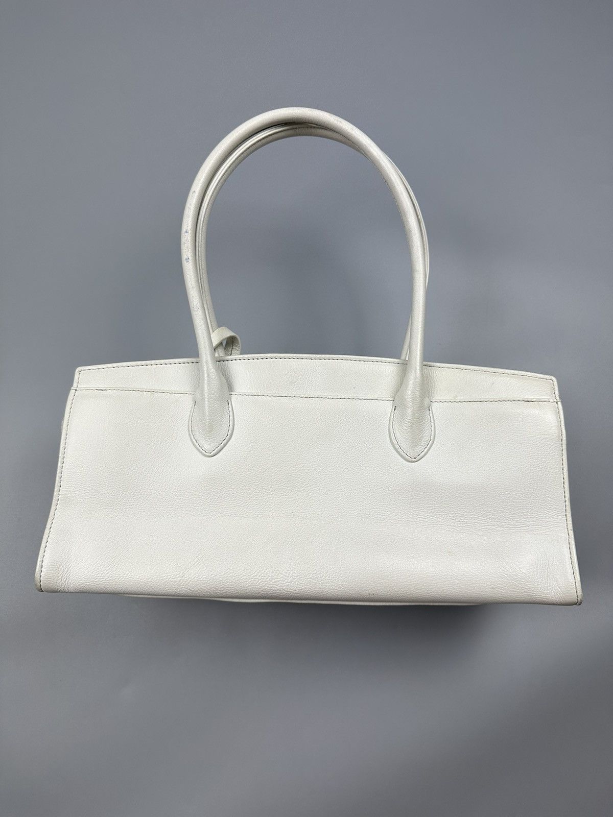 Designer × Japanese Brand Vintage Hamano Tokyo White Birkin Inspired By Hermes Size ONE SIZE - 4 Thumbnail