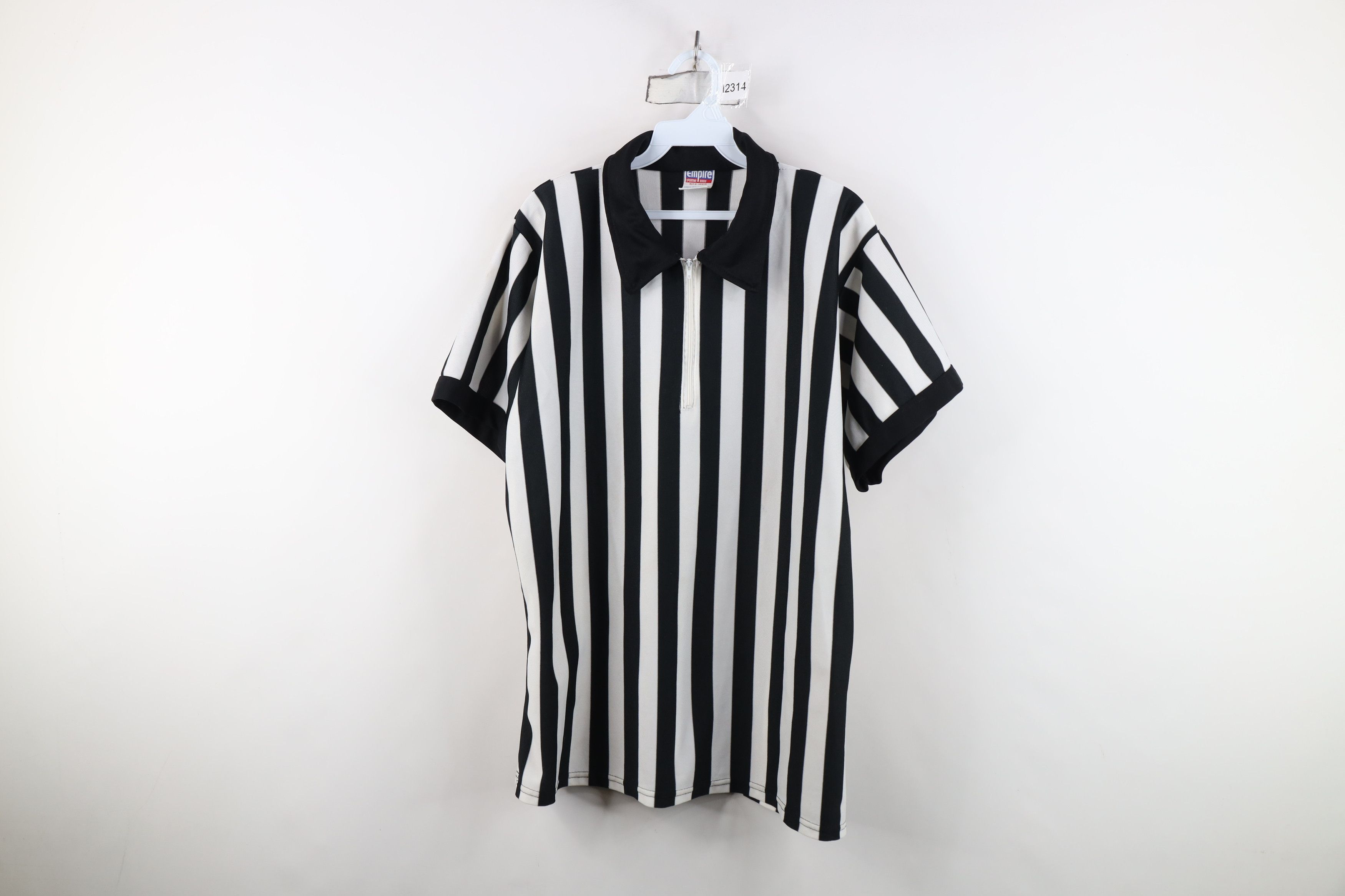 Vintage Vintage 90s Referee Ref Uniform Jersey Polo Shirt USA Size US L / EU 52-54 / 3 - 1 Thumbnail