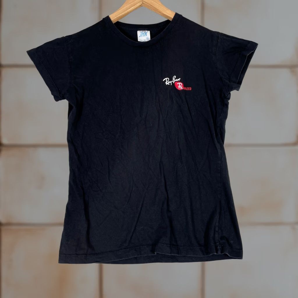 Vintage Ray-Ban T Shirt Womens XL Black Polarized Sunglasses Logo Graphic Tee Y2K Size XL / US 12-14 / IT 48-50 - 1 Thumbnail