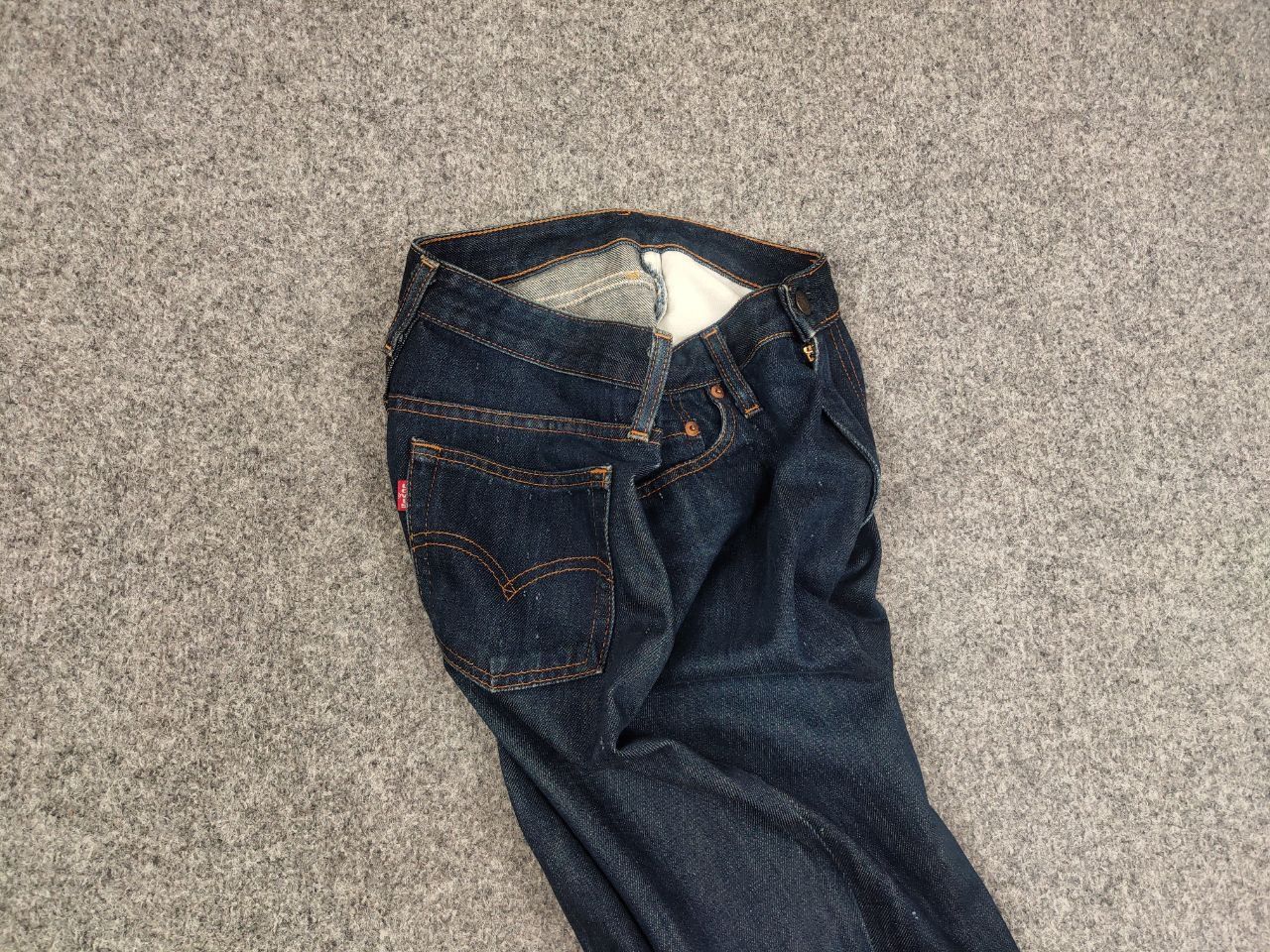 Levi's Vintage 90s Levi's 553 Red Tab Ladies Denim Jeans Japan Made Size 31" - 3 Thumbnail