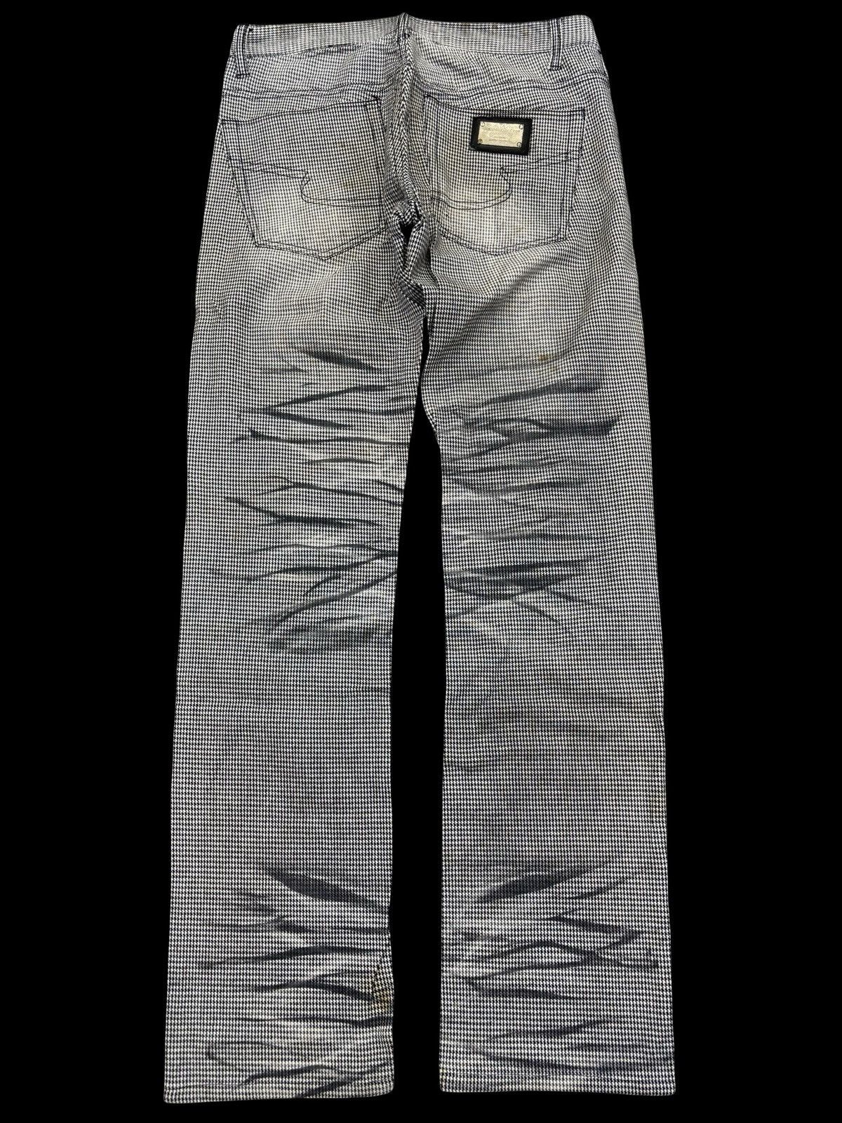 Japanese Brand semanticdesign Houndstooth Embroidery Stretchable Pant K18 Size US 30 / EU 46 - 2 Thumbnail