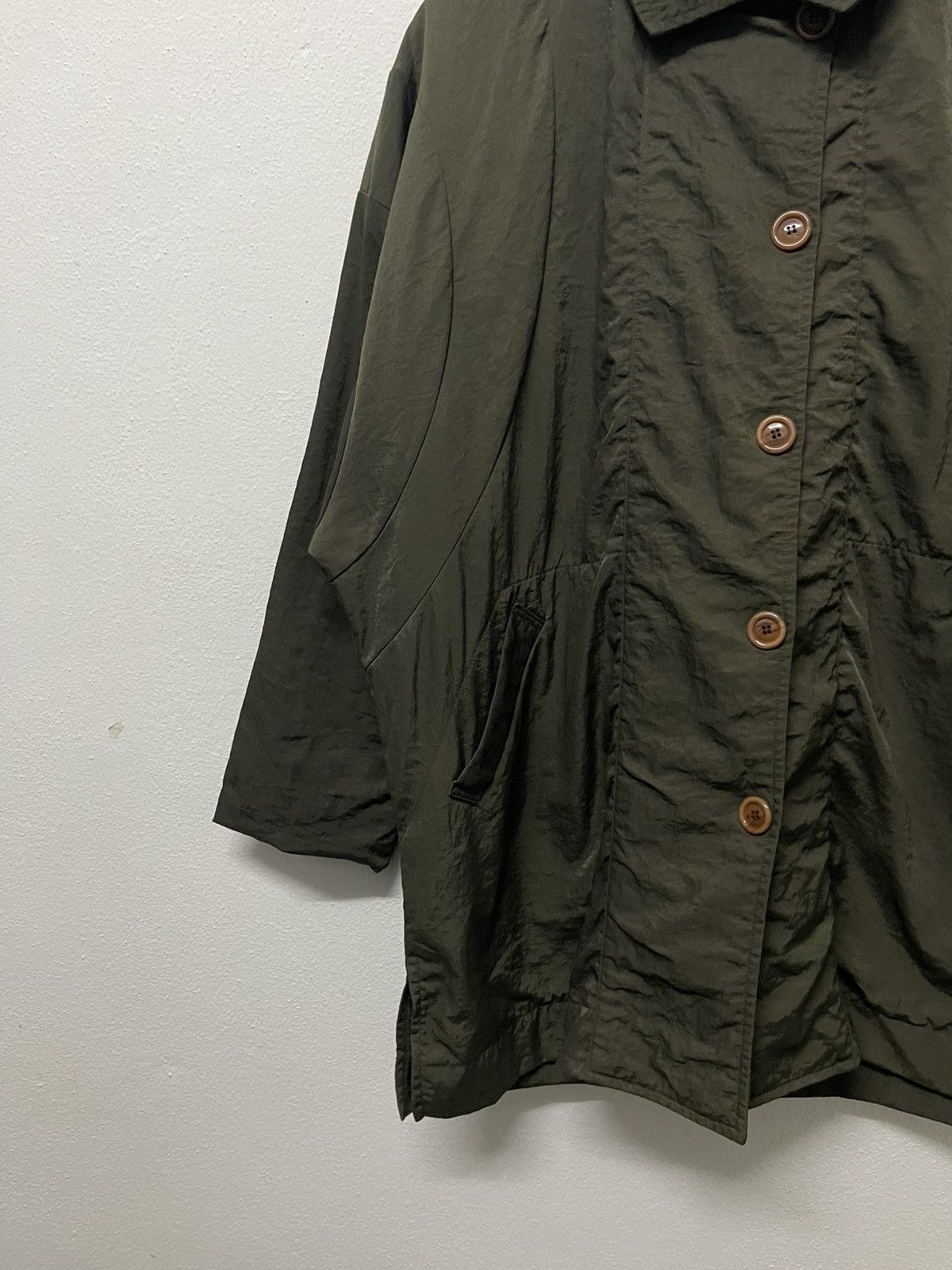Yohji Yamamoto 1990s Y’S COLLECTION YOHJI YAMAMOTO BUTTON UP JACKET Size US L / EU 52-54 / 3 - 5 Thumbnail