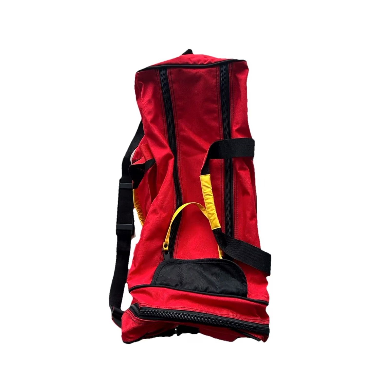 Marlboro VINTAGE Marlboro Adventure Team Duffel Bag Large Red 90s Shoulder Strap & Pockets Vtg Size ONE SIZE - 6 Thumbnail