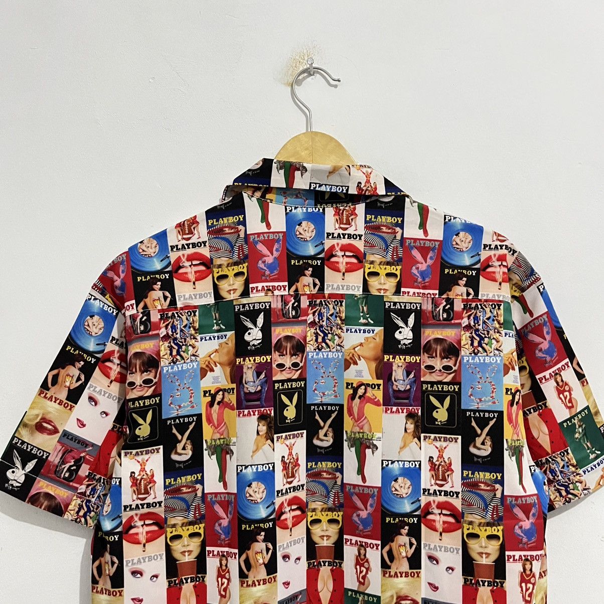 Playboy Y2k Playboy Magazine Cover Print Button Up Shirt Size US M / EU 48-50 / 2 - 11 Thumbnail