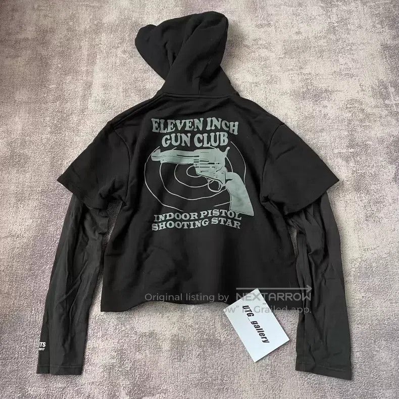 Vetements VETEMENTS Target Heart Fake Two-Piece Hoodie Size US XS / EU 42 / 0 - 2 Thumbnail