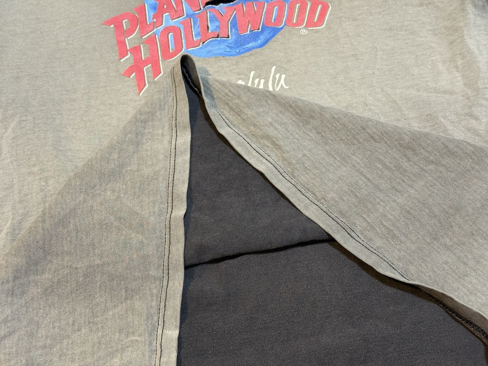 Vintage Perfect Fade Vintage 90s Planet Hollywood T Shirt Size US L / EU 52-54 / 3 - 7 Thumbnail