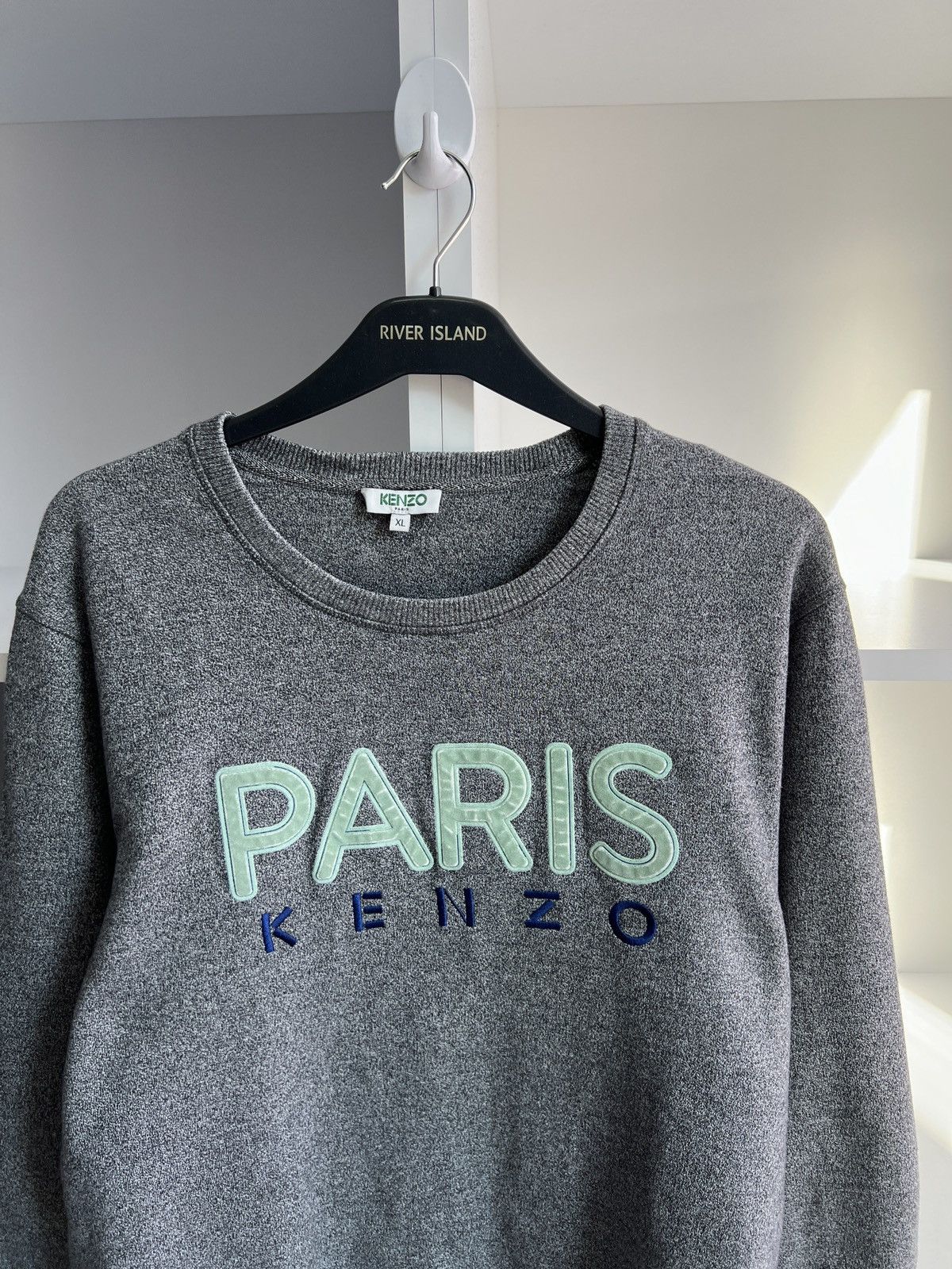 Kenzo × Vintage Vintage Kenzo Paris Crew Neck Sweatshirt Luxury Designer Size US M / EU 48-50 / 2 - 3 Thumbnail