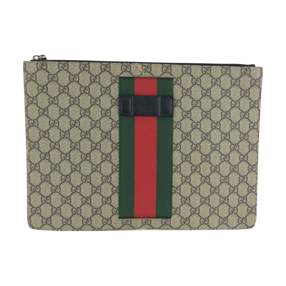 Gucci Gucci Gucci GG Supreme Canvas Clutch Bag Textile Clutch Bag 433665 DUTY FREE for USA Size ONE SIZE - 1 Thumbnail