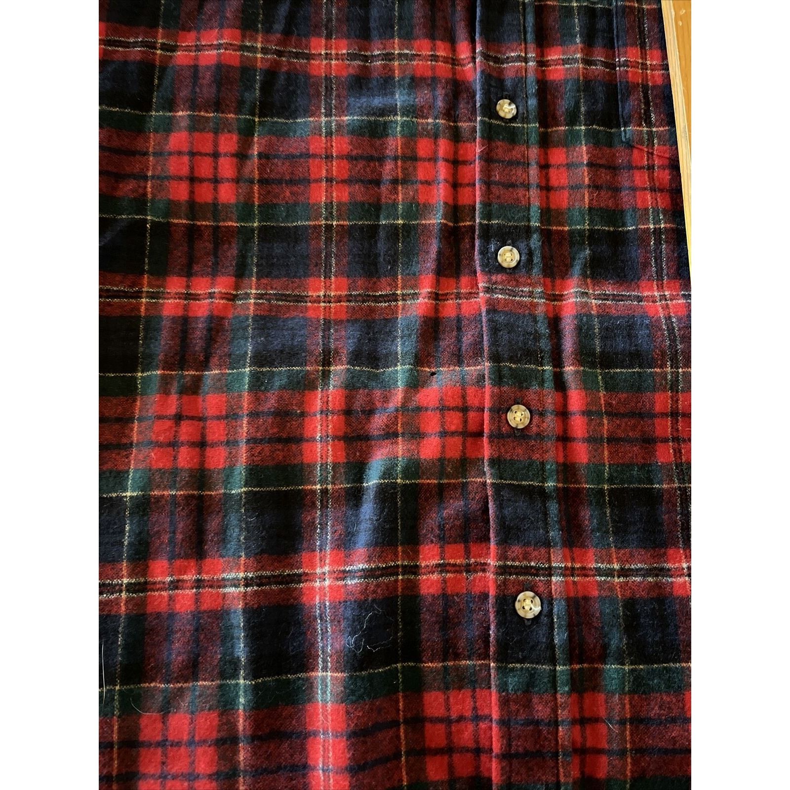 Pendleton Pendleton Vintage Men’s M Red Plaid LS Button Wool Flannel Size US M / EU 48-50 / 2 - 15 Thumbnail
