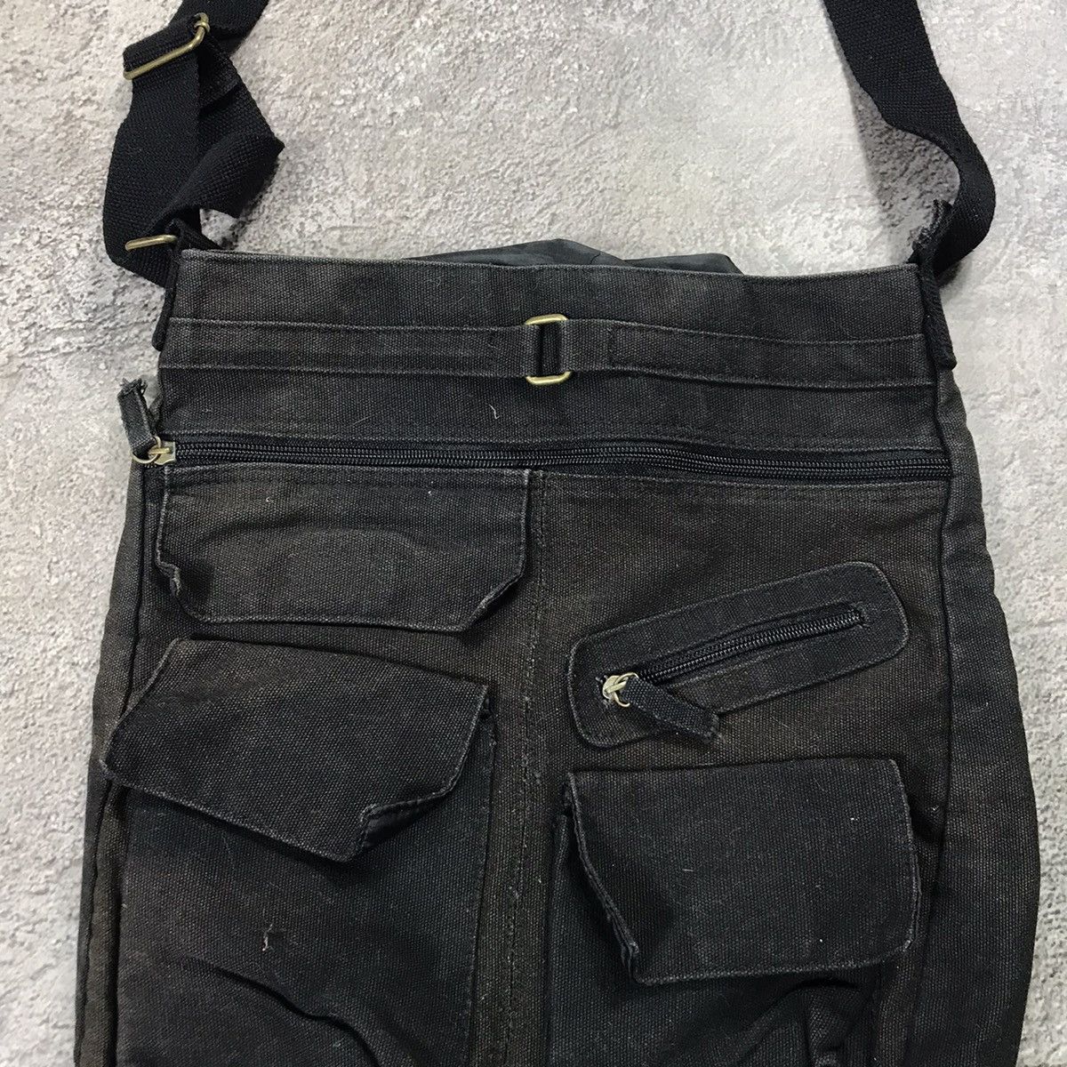 Vintage Y2K Junya Watanabe Cargo Crossbody Bag Techwear Black OS Size ONE SIZE - 5 Thumbnail