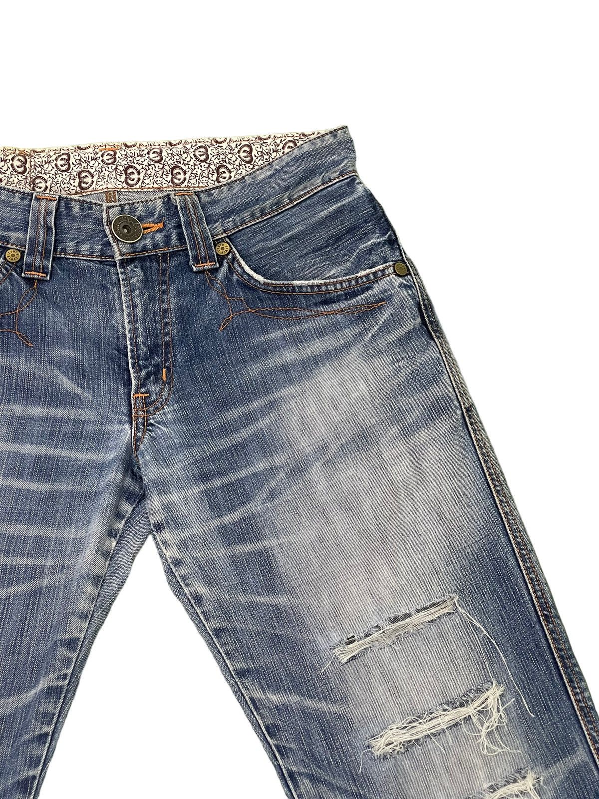 Edwin Distress Jeans Edwin Japan Faded Regular Straight 7🟦5 Size US 32 / EU 48 - 9 Thumbnail