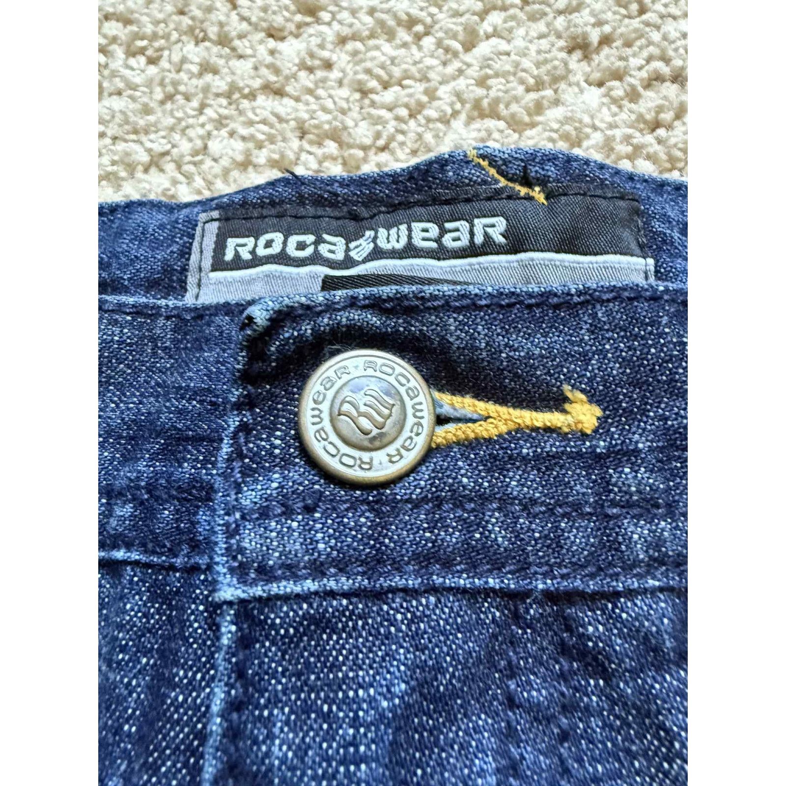 Rocawear Rocawear Straight Leg Workwear Jeans Blue Mens 34W x 34L Size US 34 / EU 50 - 6 Thumbnail