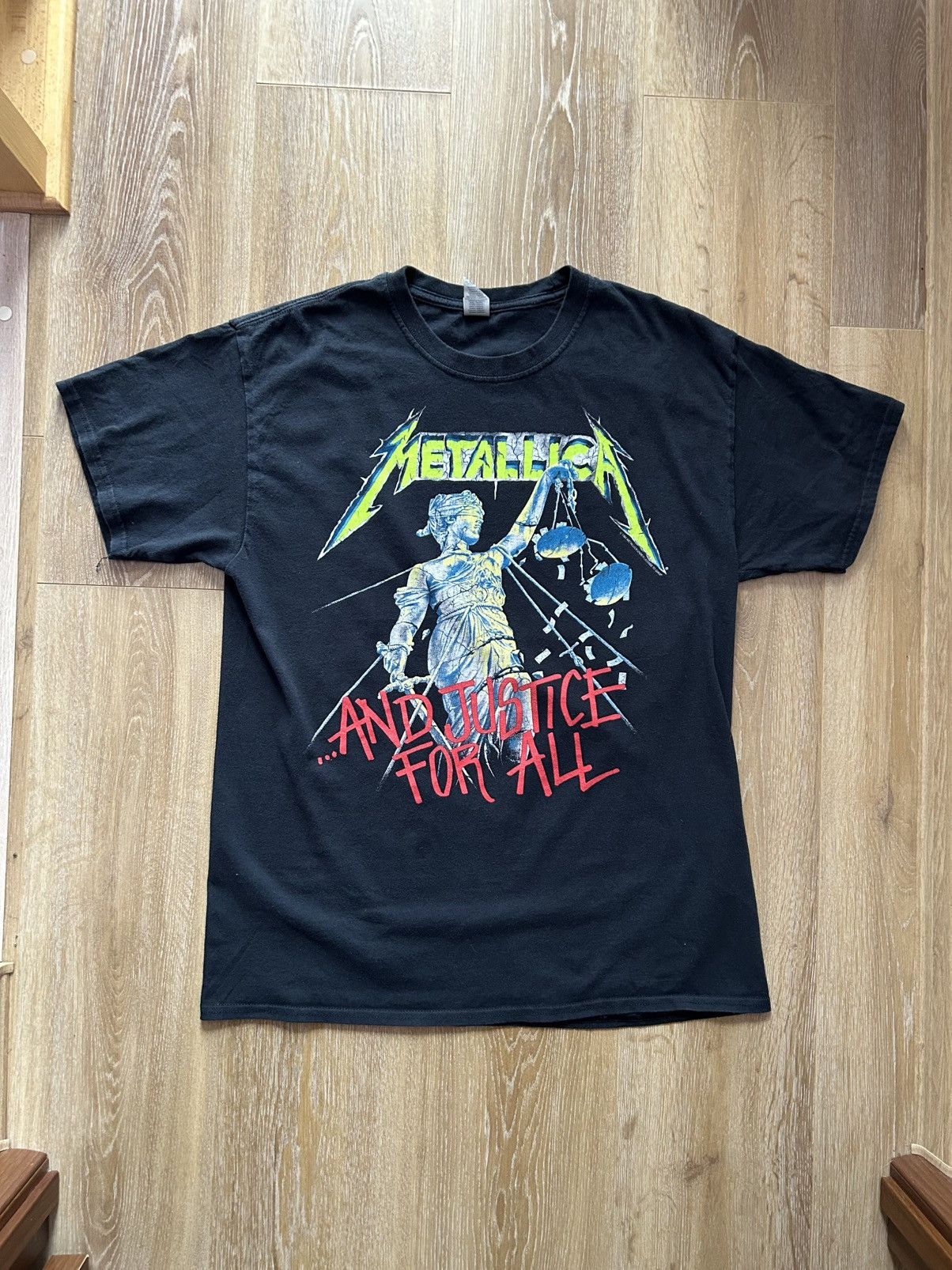Band Tees Vintage Metallica And Justice For All 1994 2006 T-Shirt Size US L / EU 52-54 / 3 - 1 Thumbnail