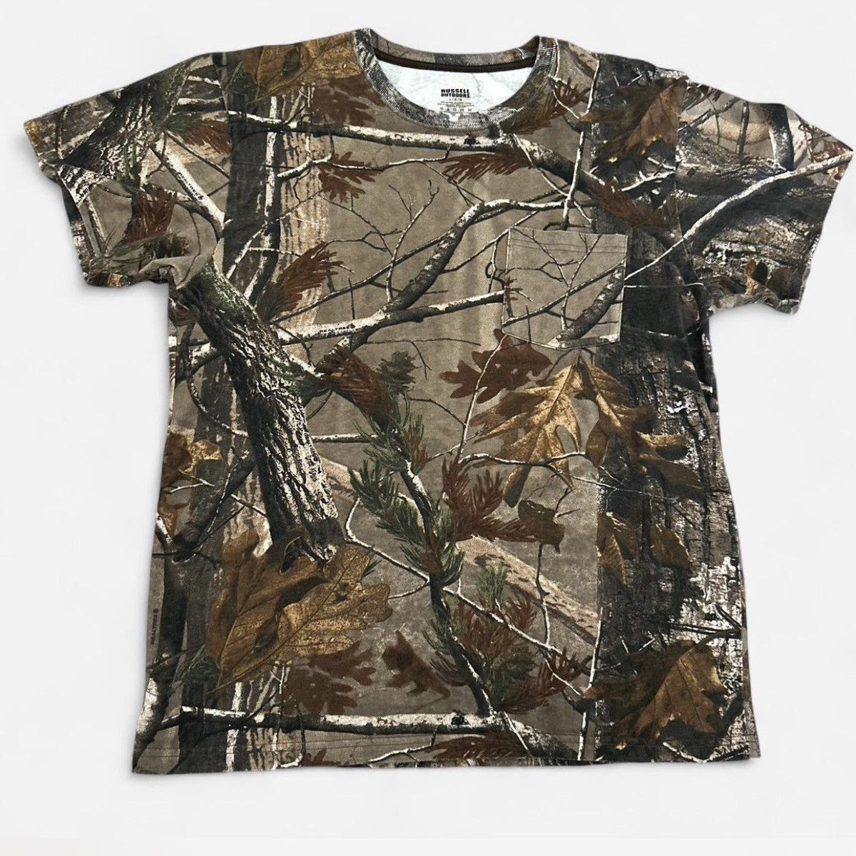Realtree Vintage Camo Real Tree Tee Shirt Mossy Oaks crewneck Size US L / EU 52-54 / 3 - 1 Thumbnail