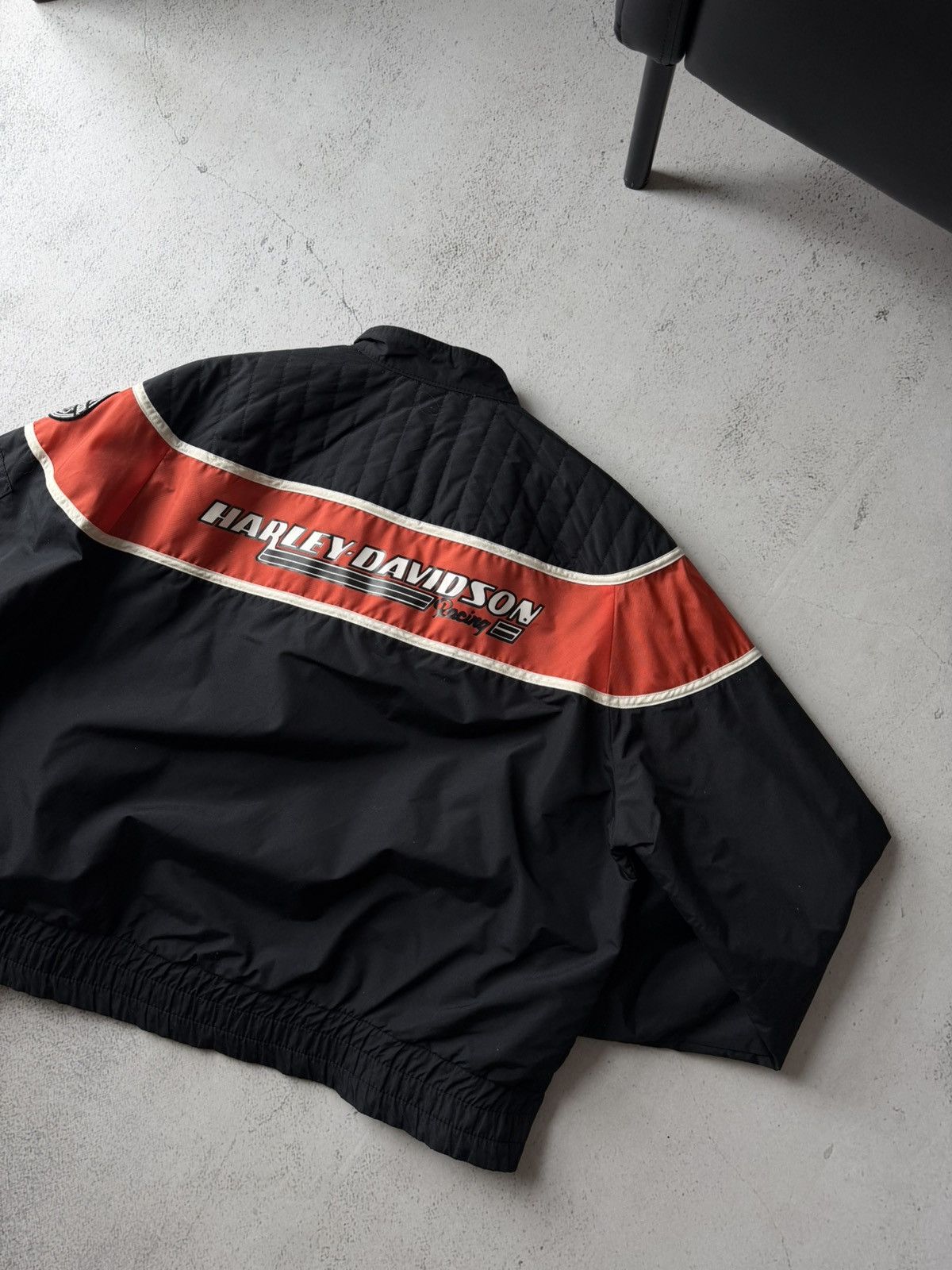 Harley Davidson Harley Davidson HD Vintage Made USA Motorcycles Logo Jacket Size US L / EU 52-54 / 3 - 13 Thumbnail