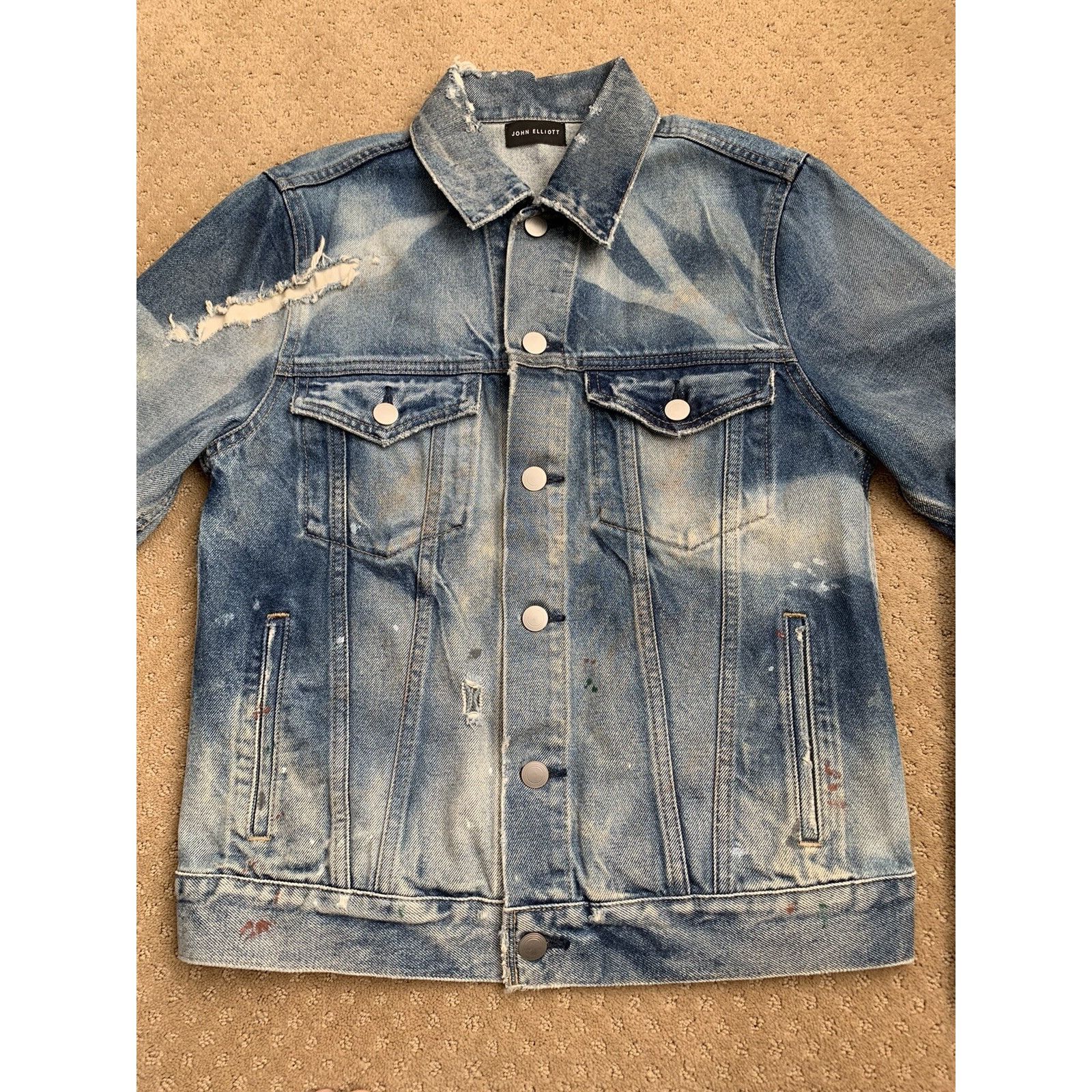 John Elliott John Elliott Thumper Jacket Type III Presidio Denim 1 Small Size US S / EU 44-46 / 1 - 5 Thumbnail