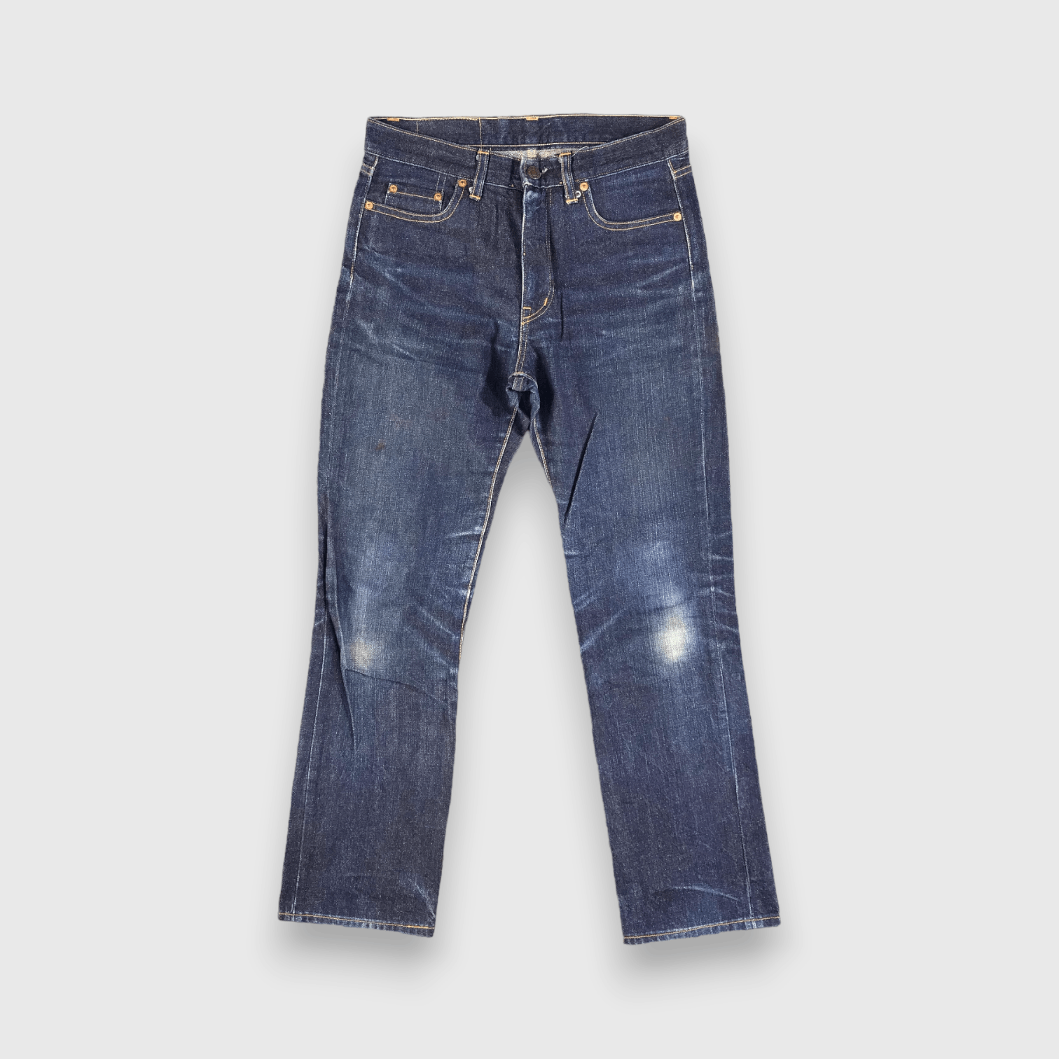 Japanese Brand Hr Market Jeans Dark Wash Denim -J2758 Size US 30 / EU 46 - 1 Thumbnail