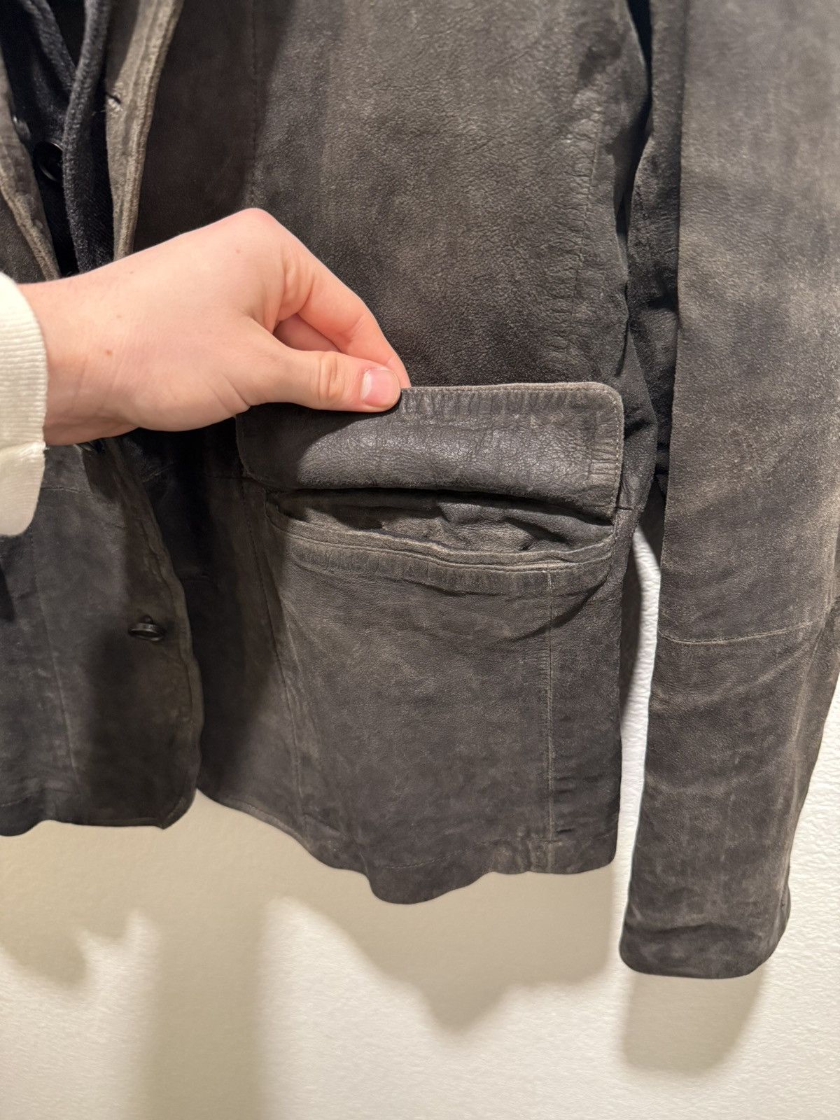Allsaints AllSaints Leather Survey Blazer Jacket Size US M / EU 48-50 / 2 - 20 Thumbnail