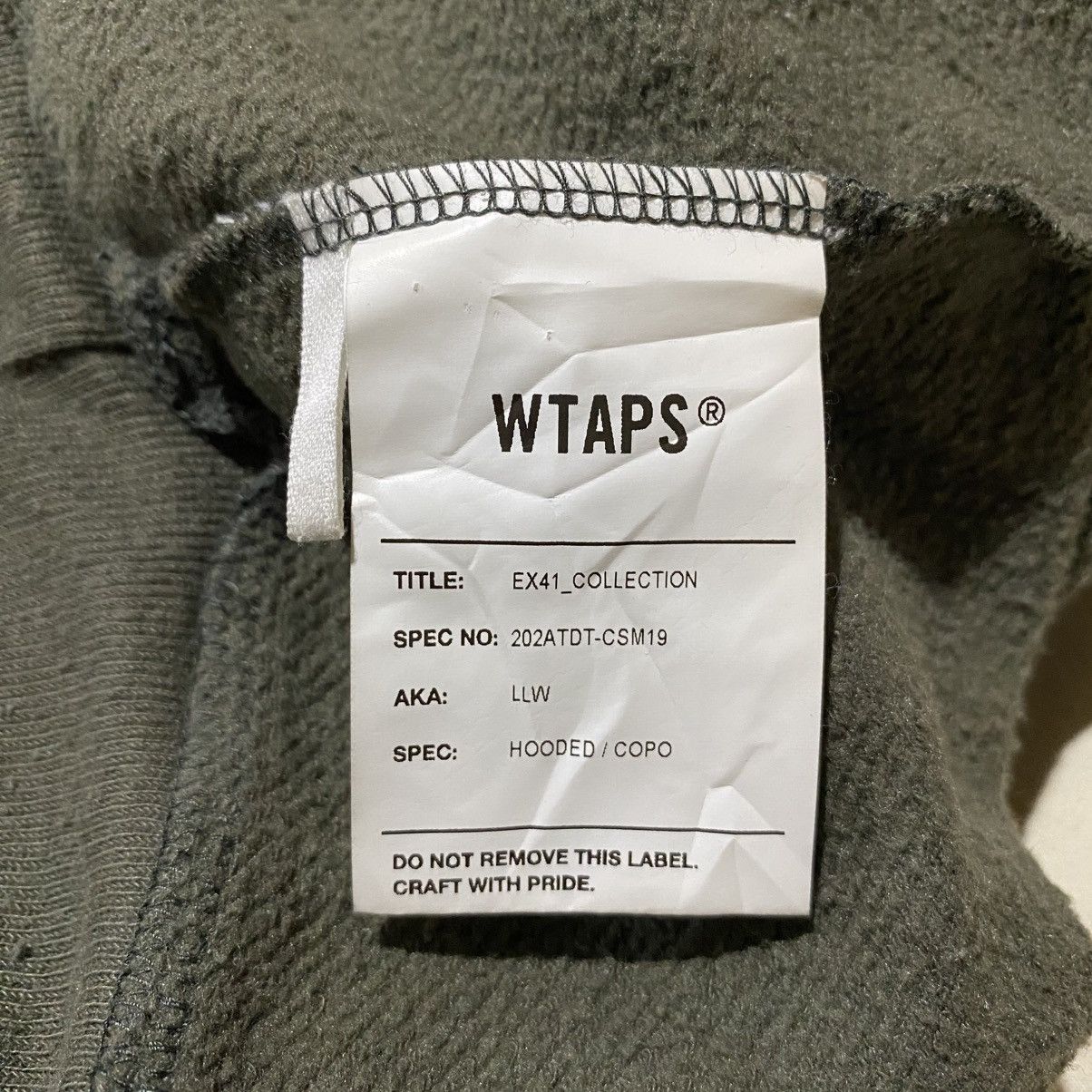 Wtaps WTAPS LLW HOODED/COPO Green Size US L / EU 52-54 / 3 - 7 Thumbnail