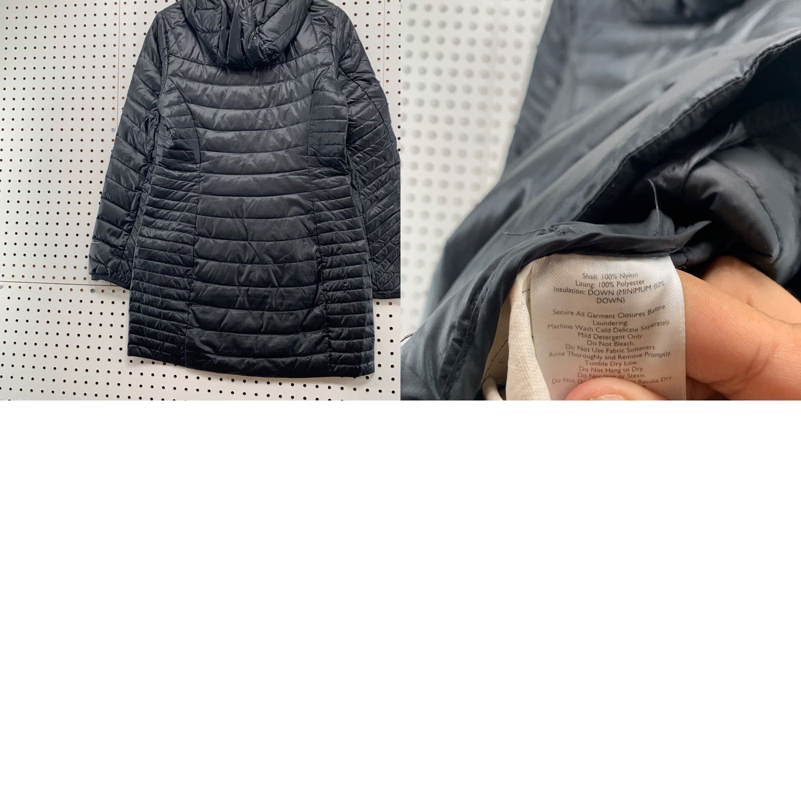 Eddie Bauer Eddie Bauer Down Quilted Coat Womens Small Black Long Lightweight Quilted Winter Fall Size S / US 4 / IT 40 - 10 Thumbnail