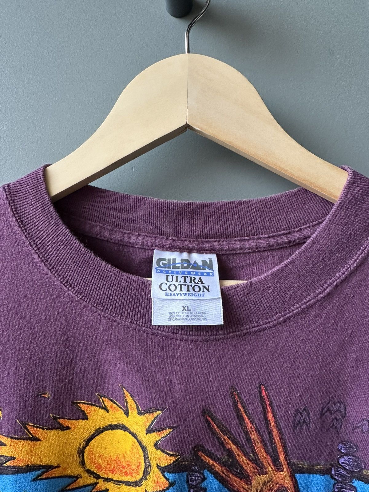 Gildan Vintage 1997 Carlsbad Caverns NM Graphic Print Tee Size US XL / EU 56 / 4 - 3 Thumbnail