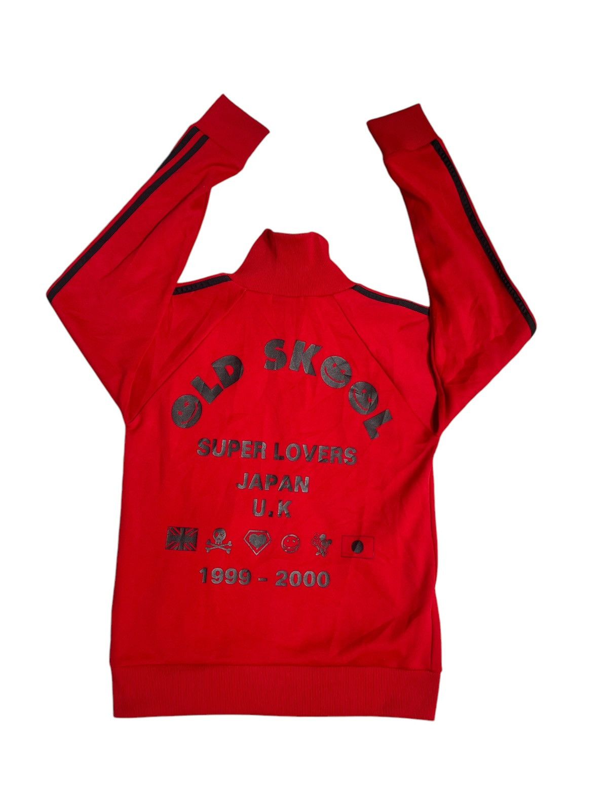 Japanese Brand × Vintage VINTAGE 90s SUPERLOVERS JAPAN-UK TRACKTOP Size US S / EU 44-46 / 1 - 6 Thumbnail
