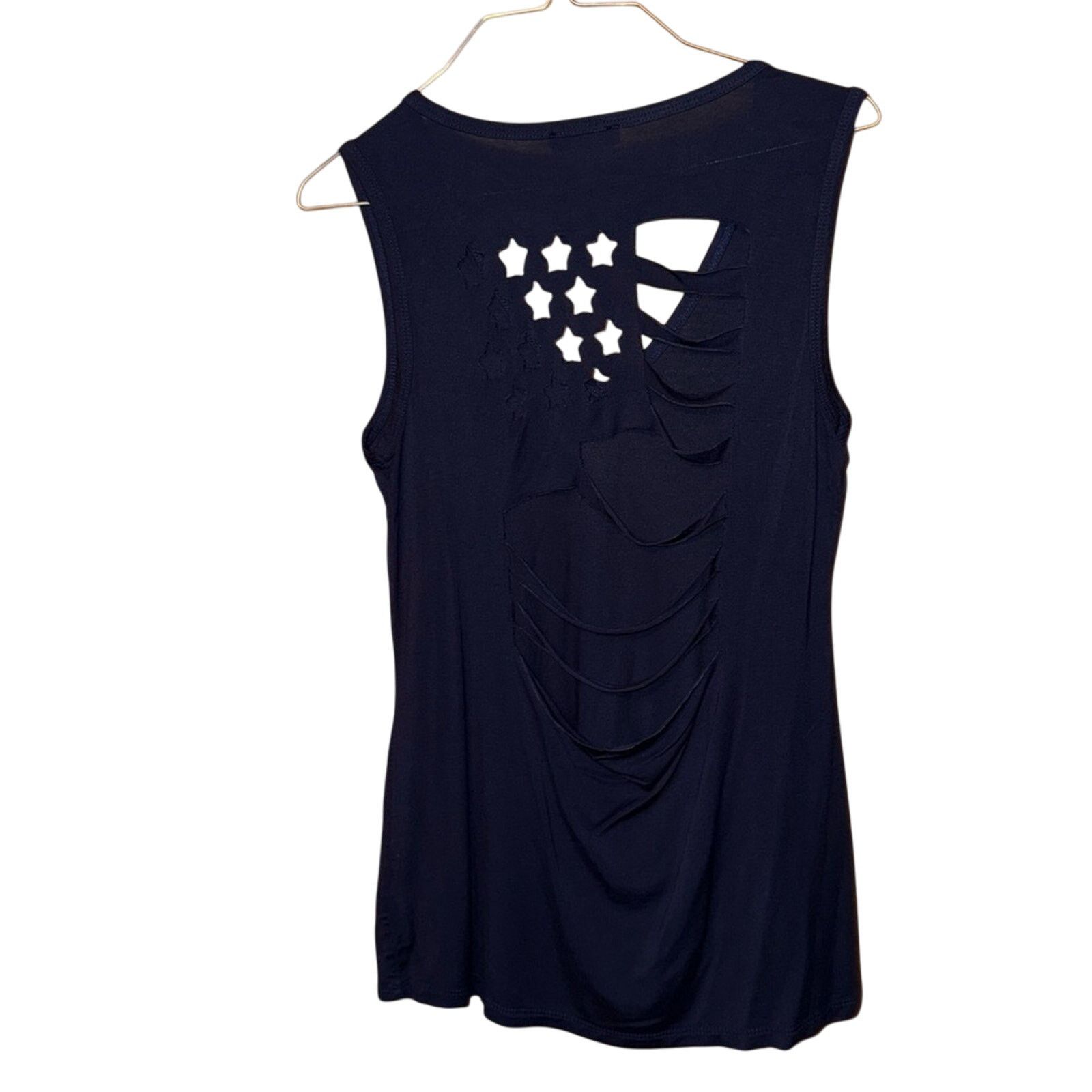 Other VENUS Women's Navy Blue Sleeveless Top Size S / US 4 / IT 40 - 2 Thumbnail