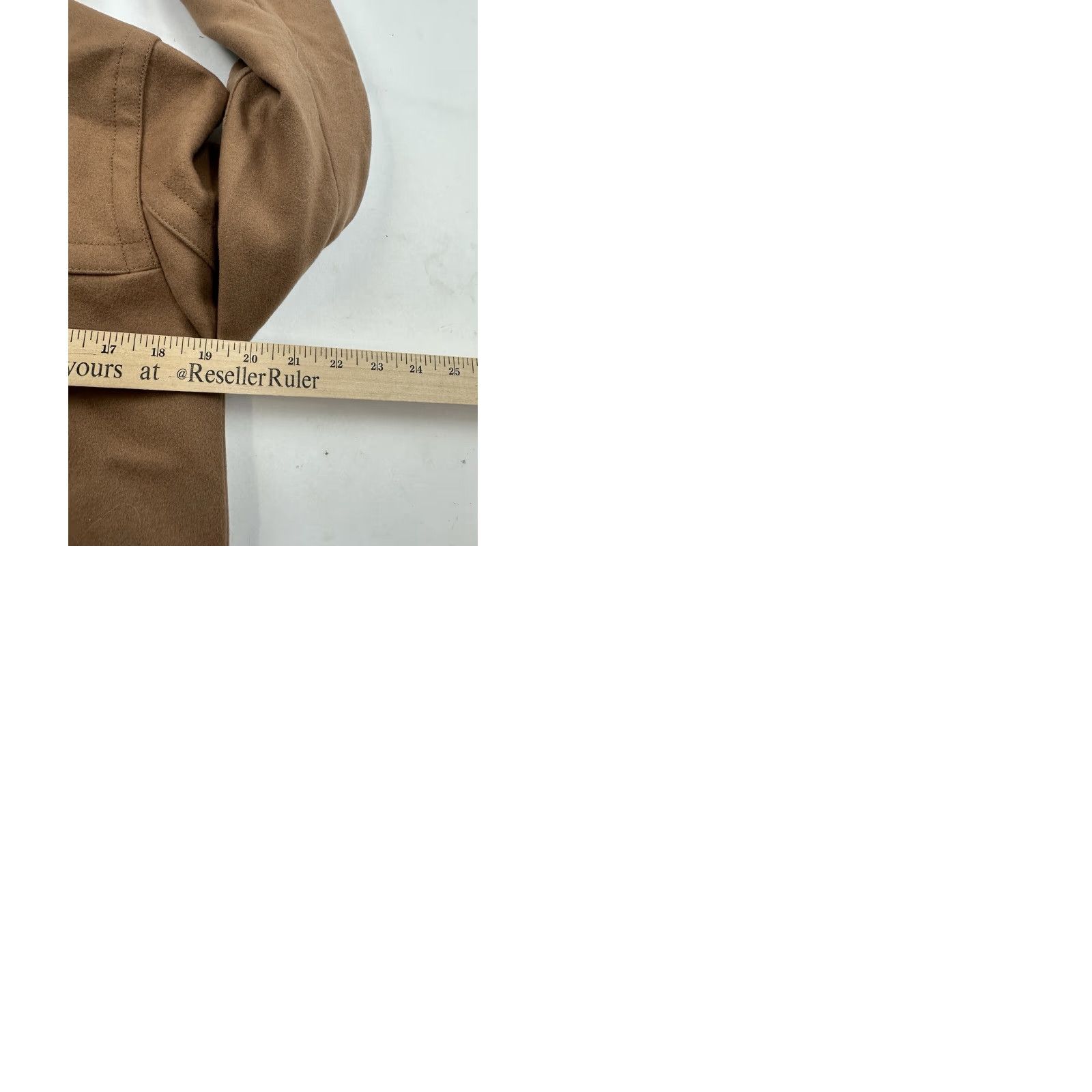 J.Crew J.Crew Jacket Womens 8P Petite Brown Milton Wool Coat Hooded Full Zip Size M / US 6-8 / IT 42-44 - 9 Thumbnail