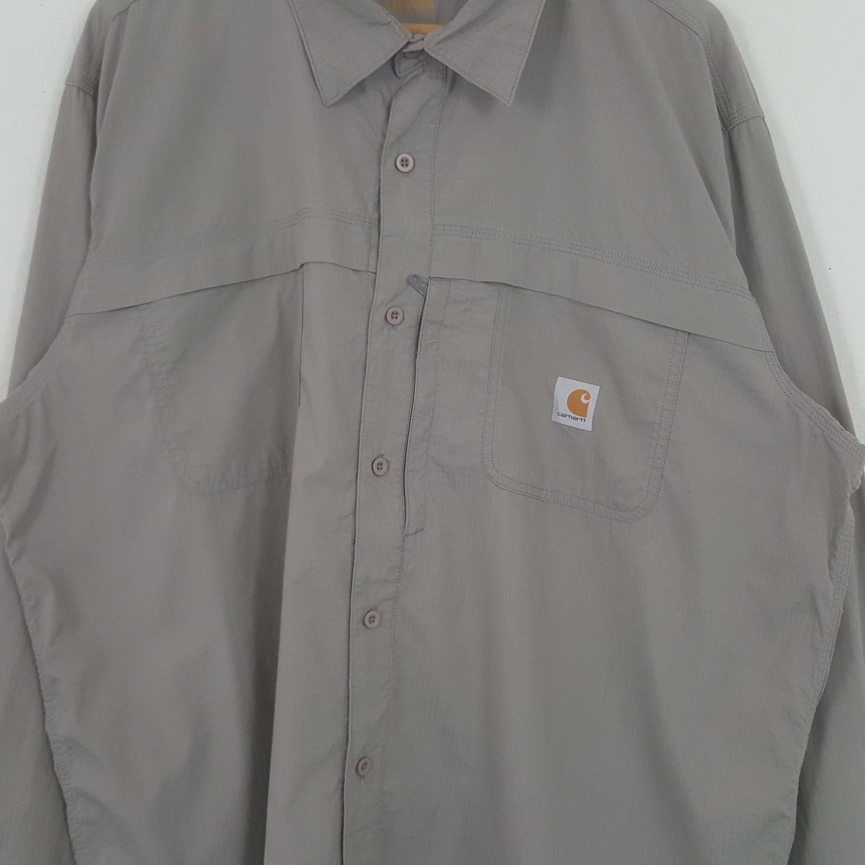 Carhartt × Vintage Vintage Carhartt Shirt Button Up Size US XXL / EU 58 / 5 - 2 Thumbnail