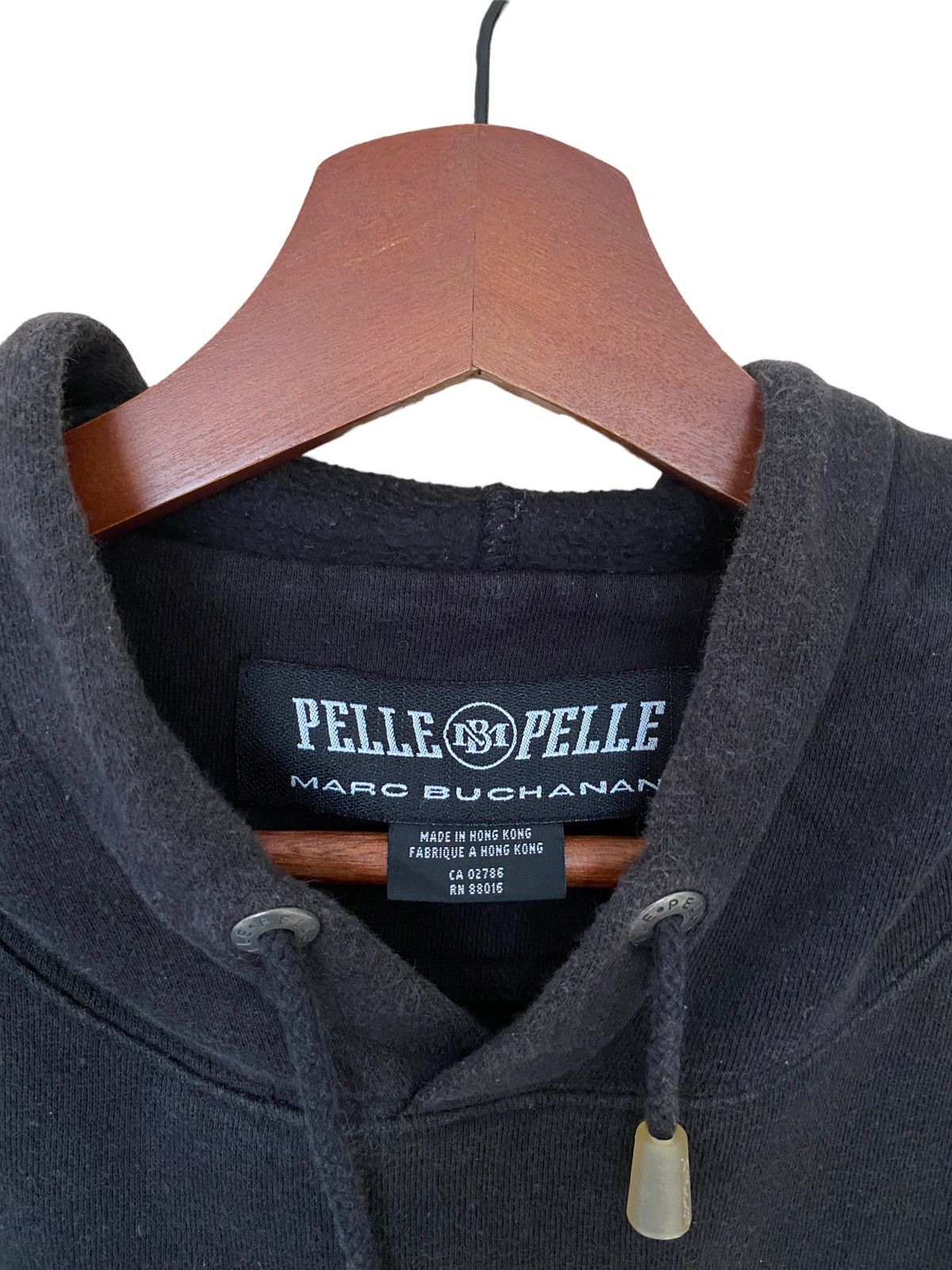 Pelle Pelle Vintage Brand Pelle Pelle Big Logo Hoodies 2000s Size US L / EU 52-54 / 3 - 8 Thumbnail