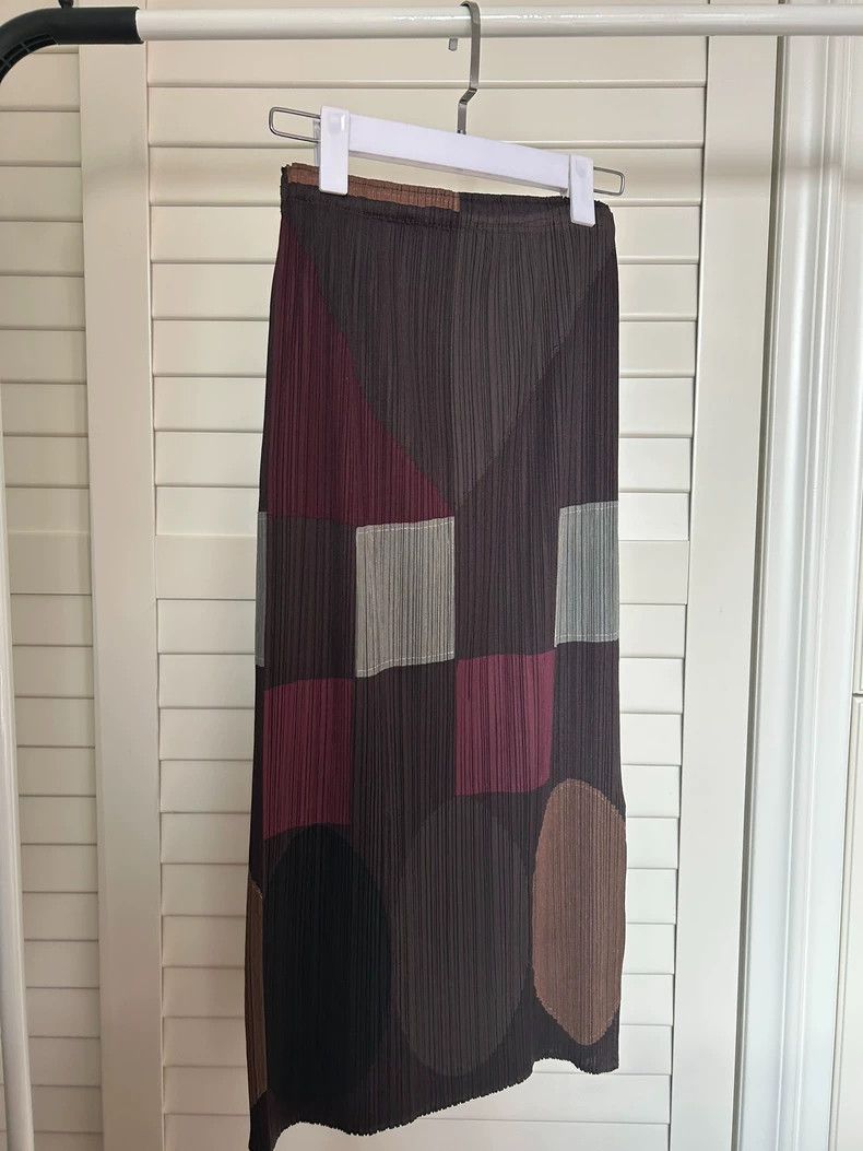 Issey Miyake Issey Miyake size:1 Brown pleated skirt Size 42" / US 20 - 1 Thumbnail