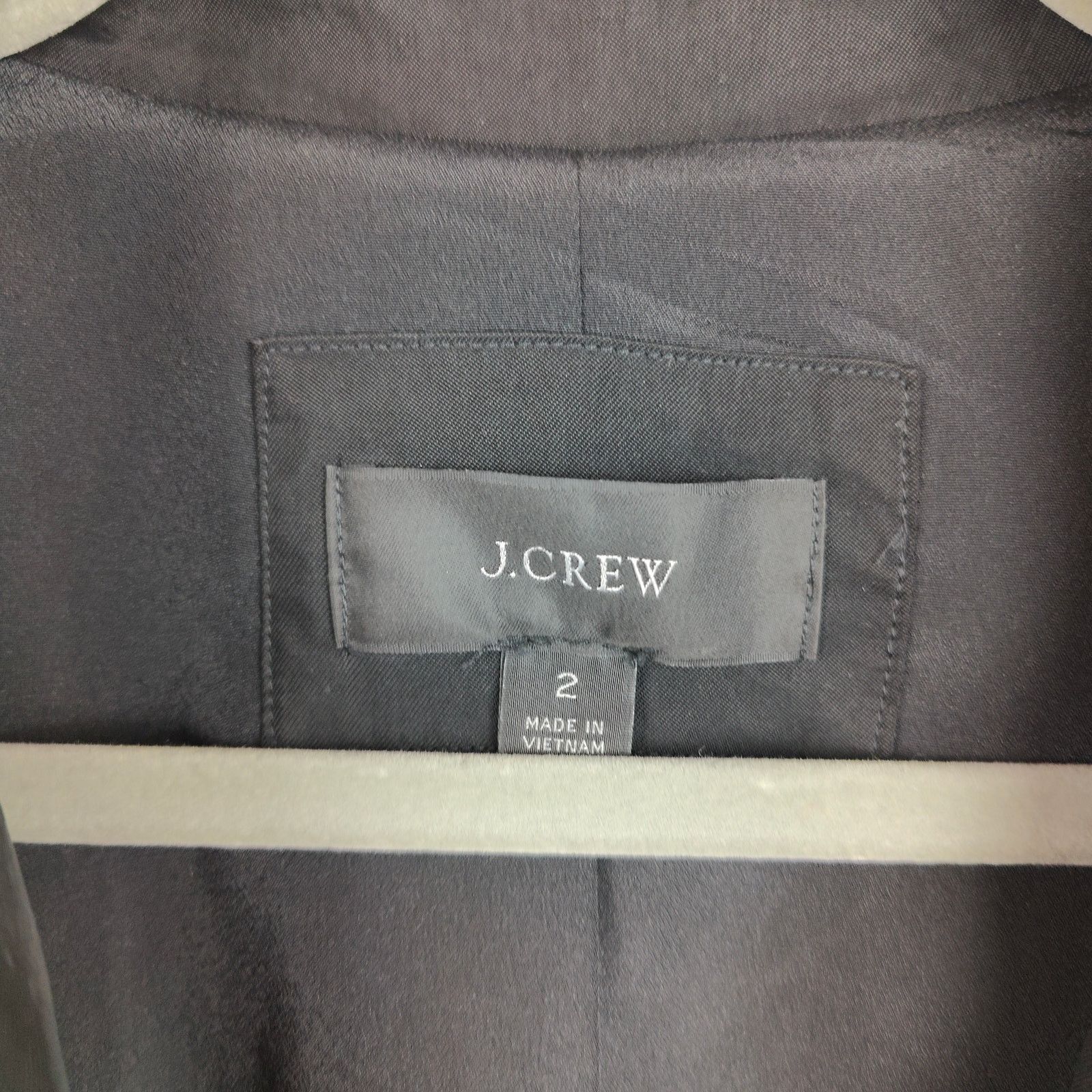 J.Crew J Crew Limited-Edition Drapey Long Parke Blazer Womens 2 Size XS / US 0-2 / IT 36-38 - 8 Thumbnail