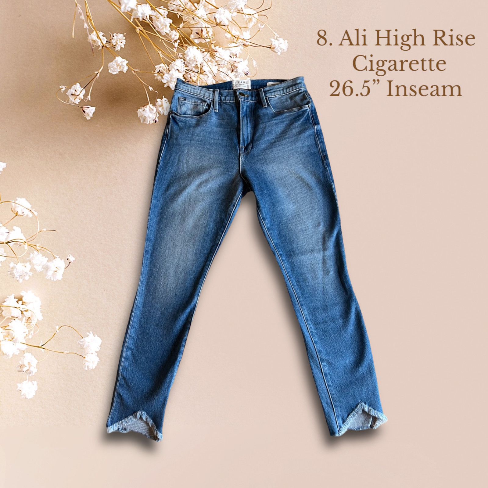 Frame Lot of 8 FRAME Denim Designer Jeans Women’s Size 28” Waist Size 28" / US 6 / IT 42 - 17 Thumbnail