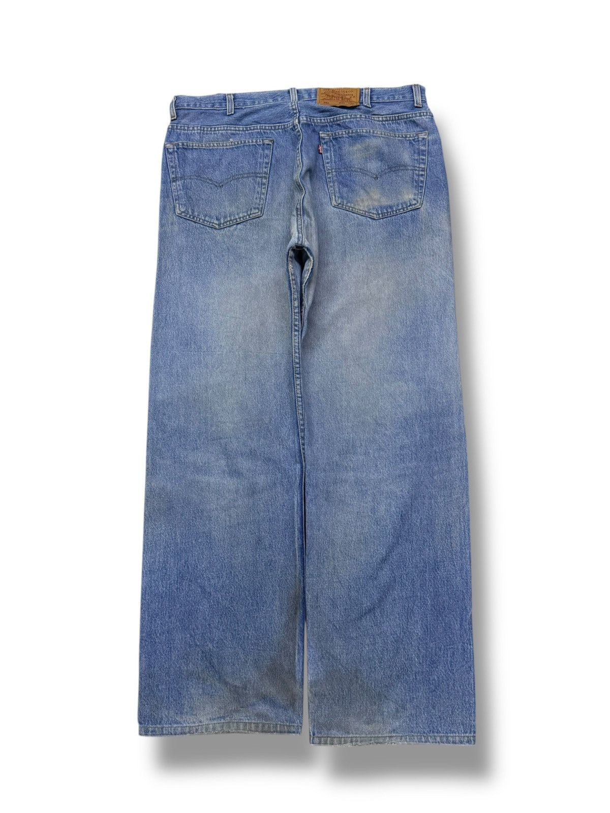Levi's Vintage 90s Levis 501 Made in USA 555 Classic Straight Denim Size US 37 - 3 Thumbnail